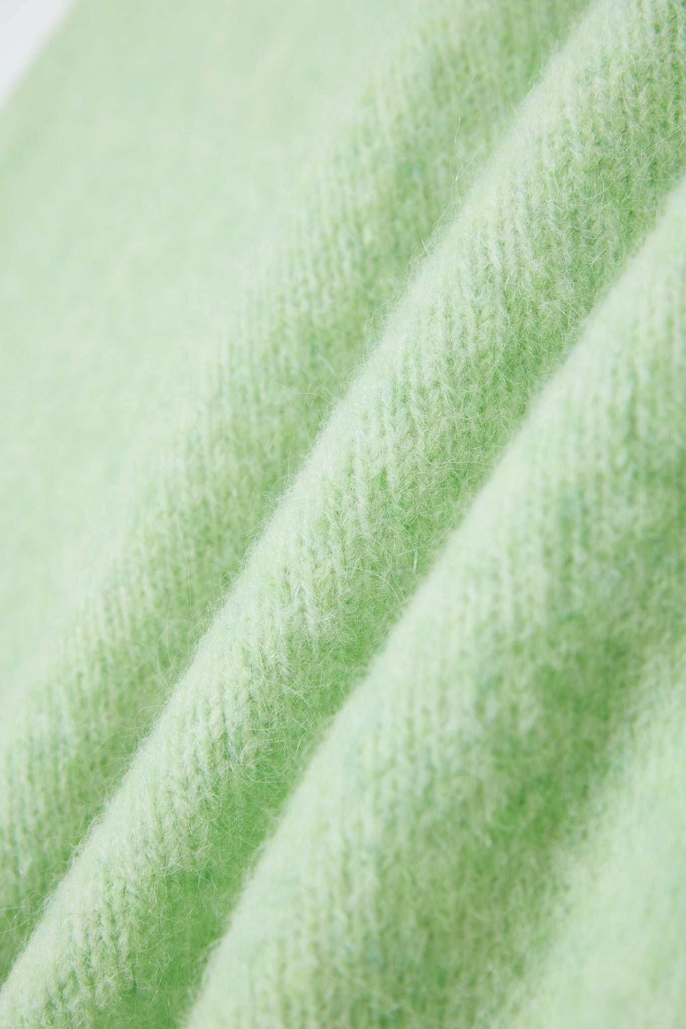 Lara Basic Alpaca wool Knit Jumper - Lime