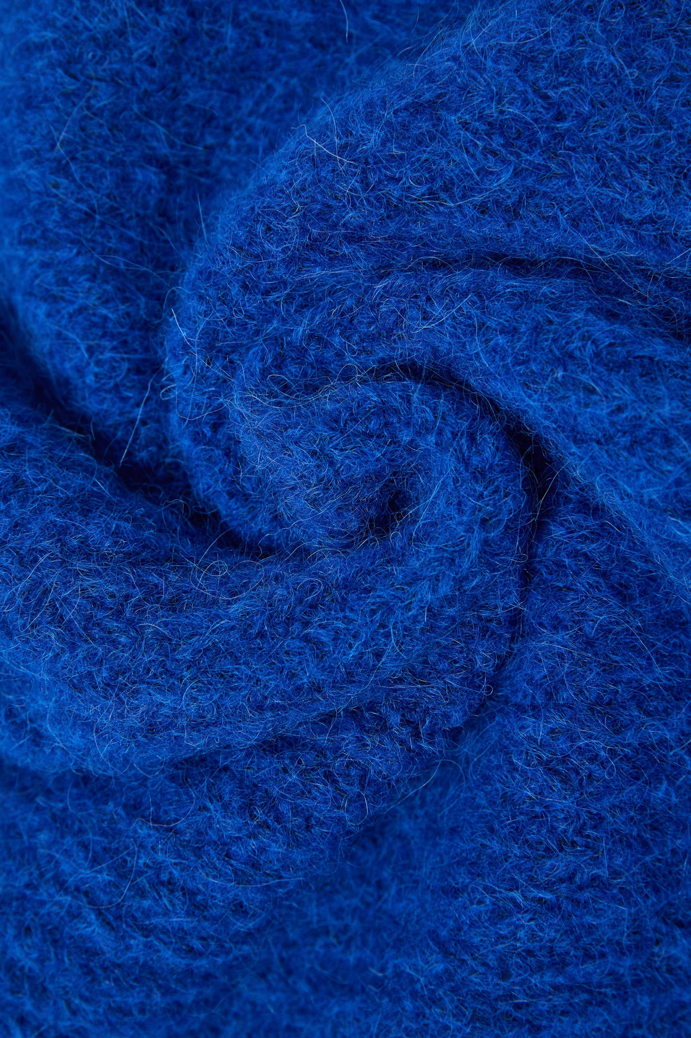 Immy V-neck Basic Alpaca wool Knit Jumper - Royal Blue