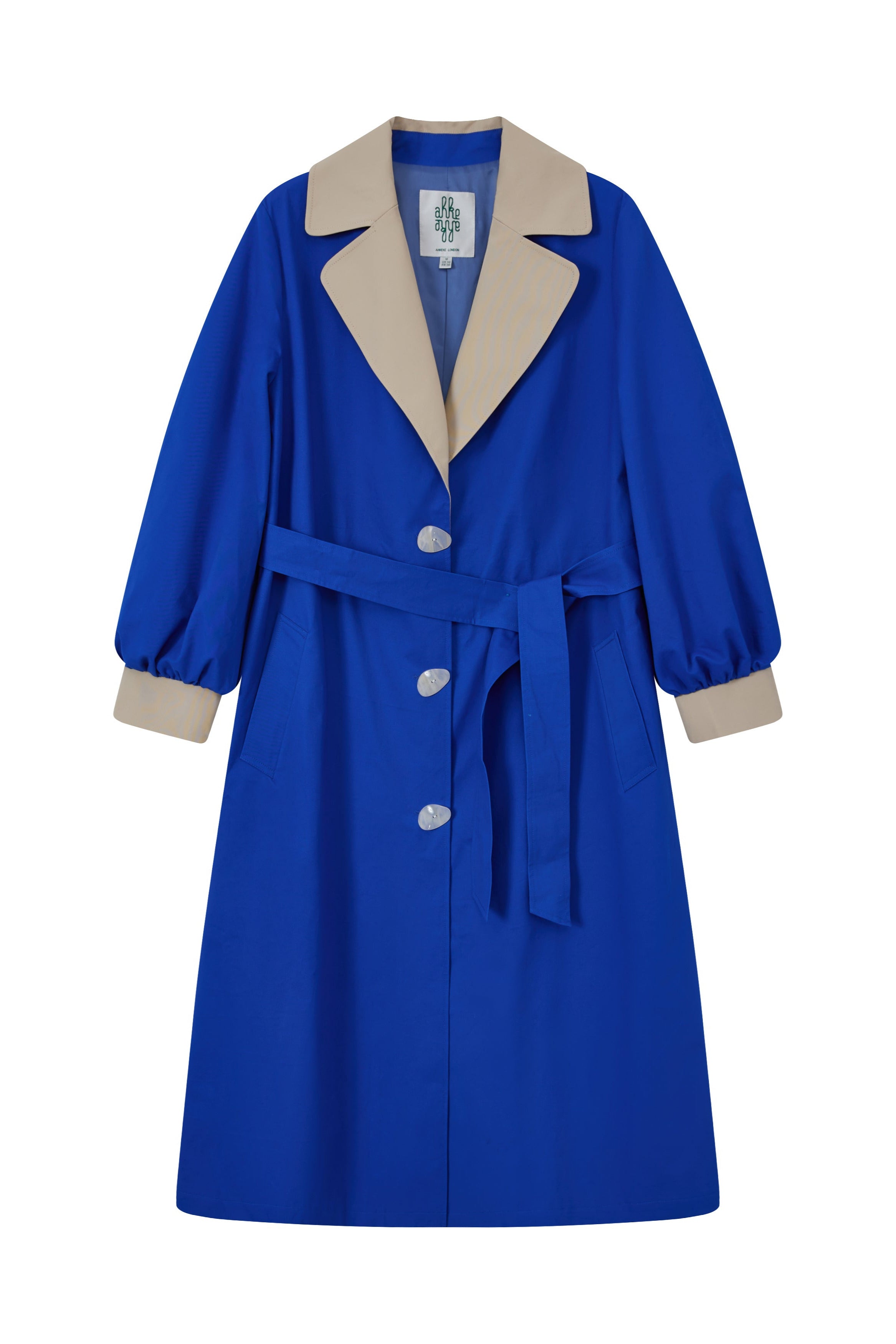 Elsa Trench Coat - Royal