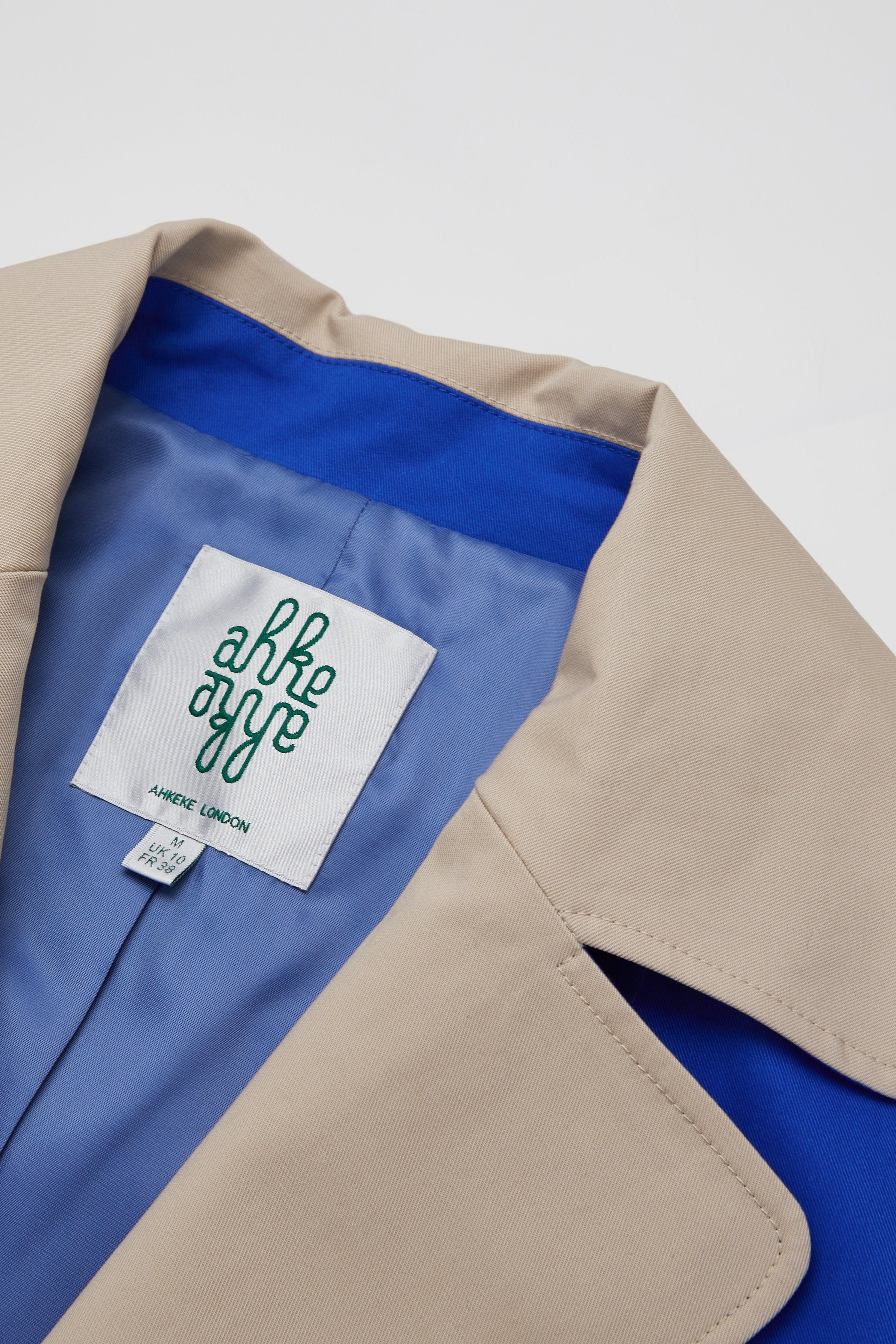 Elsa Trench Coat - Royal