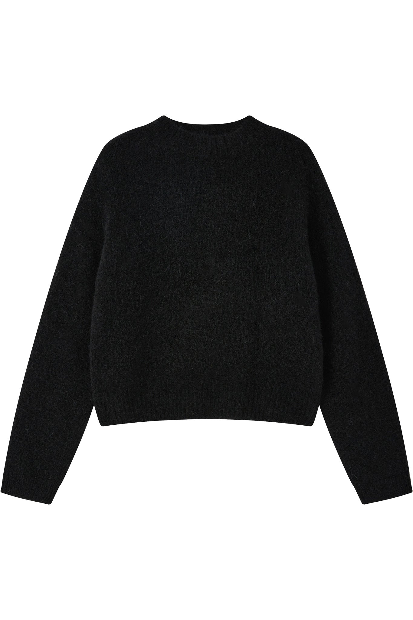 Lara Basic Alpaca wool Knit Jumper - Black