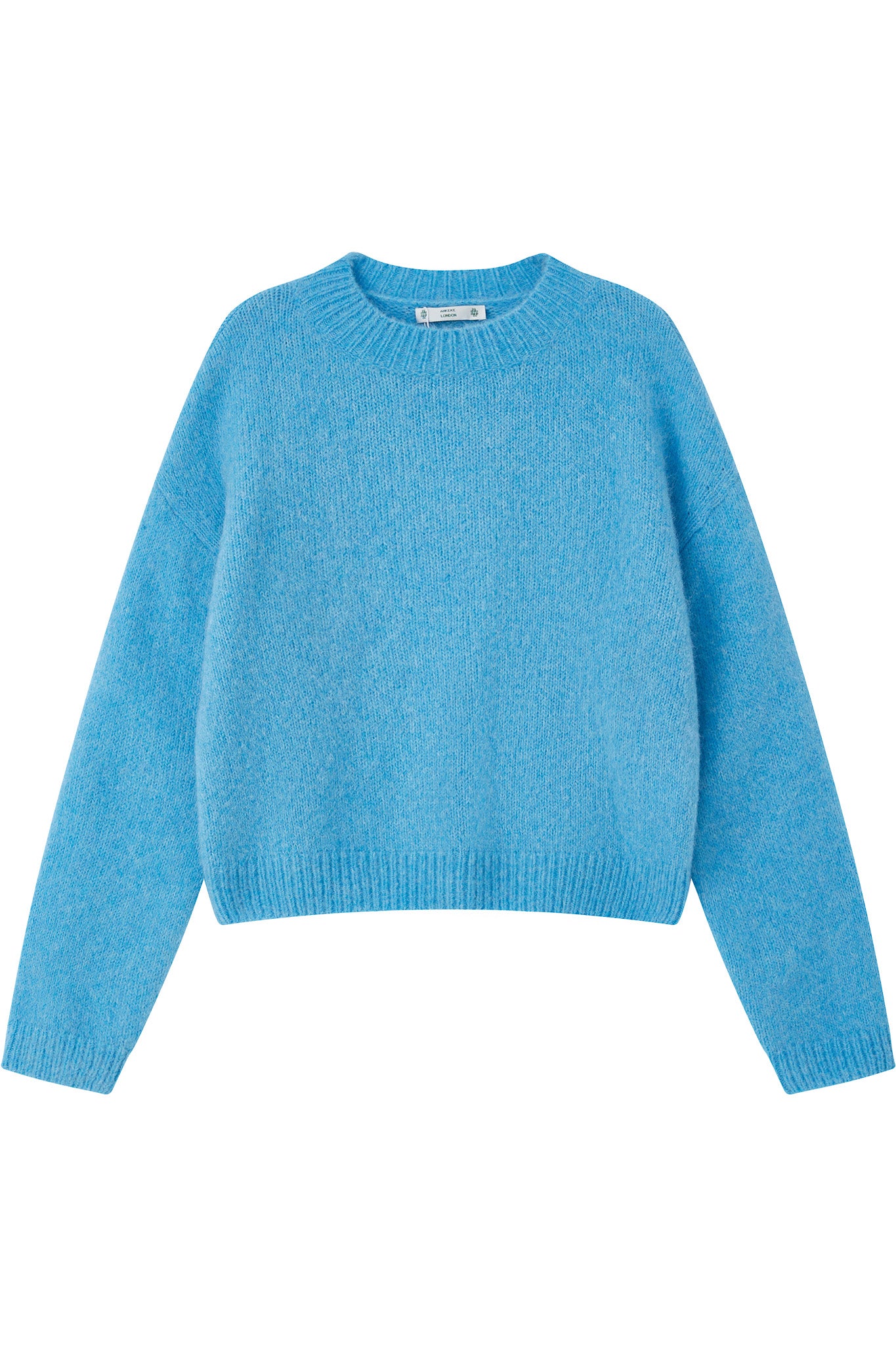Lara Basic Alpaca wool Knit Jumper - Sky