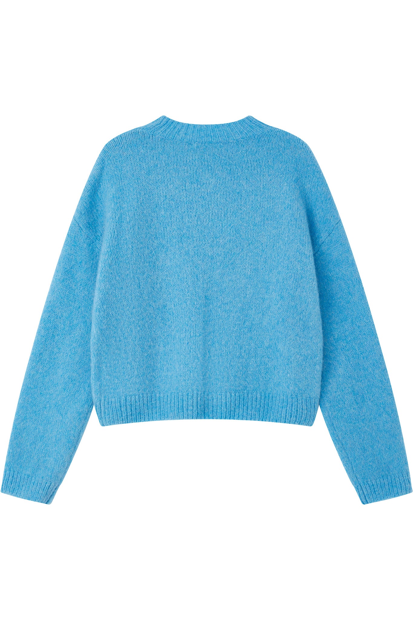 Lara Basic Alpaca wool Knit Jumper - Sky