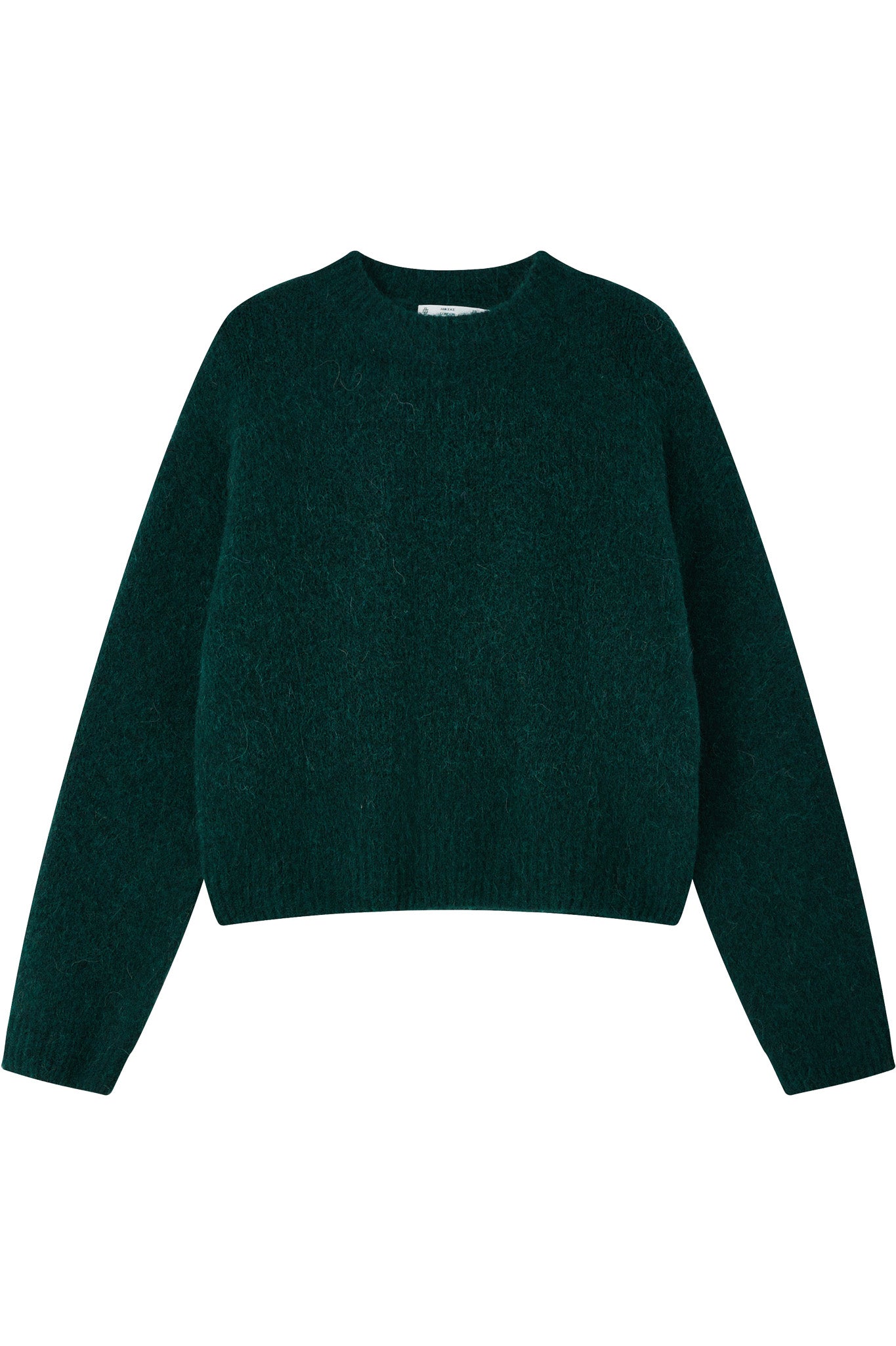 Lara Basic Alpaca wool Knit Jumper - Forest
