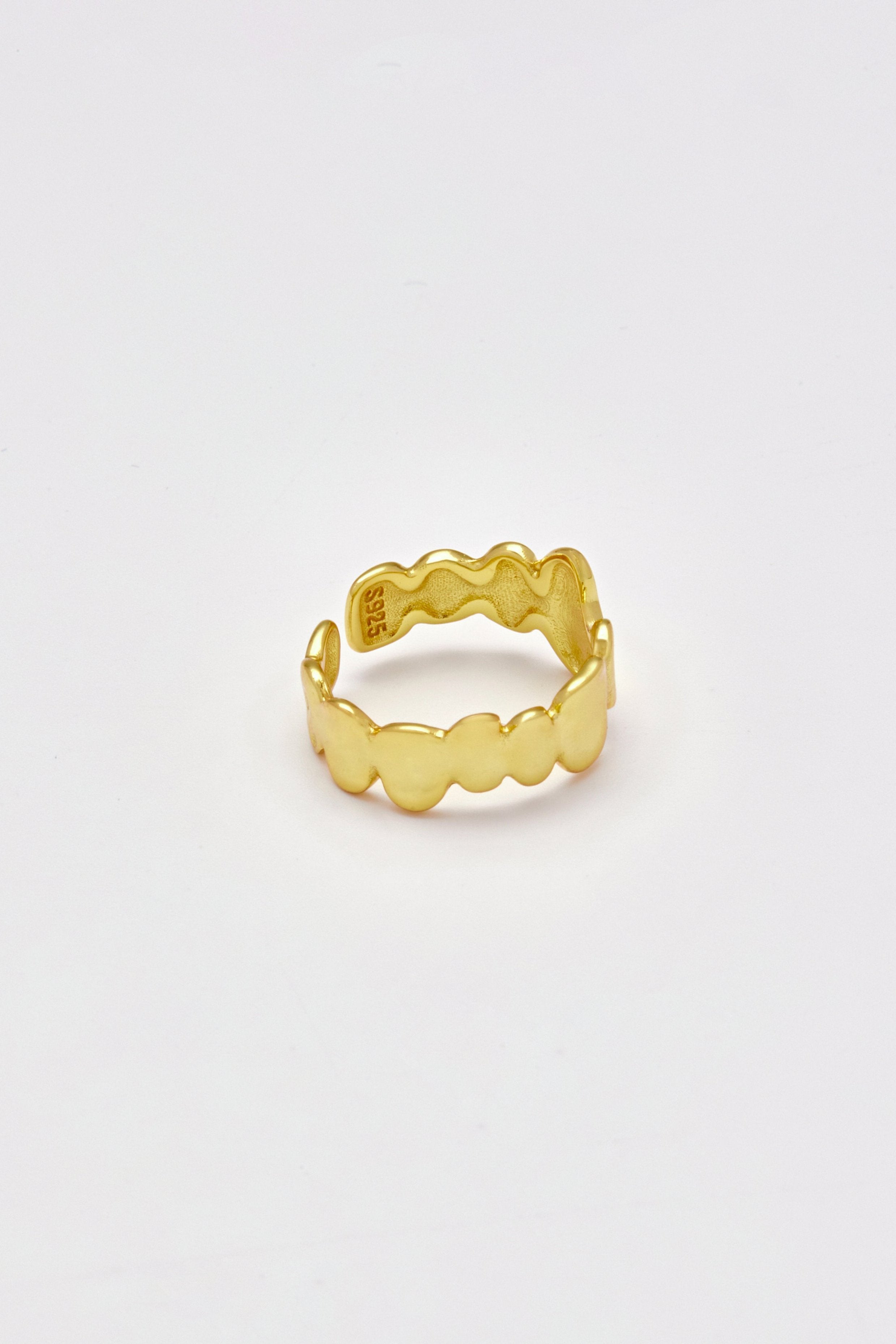 Sterling-Leaves Ring