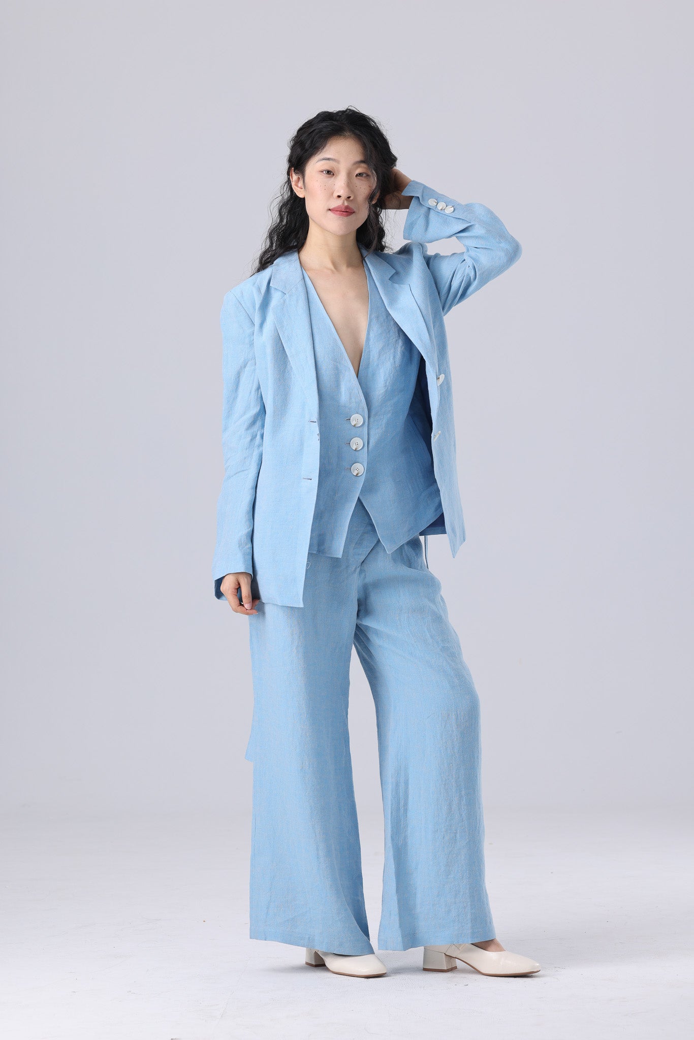 Harriet Trousers - Light Blue