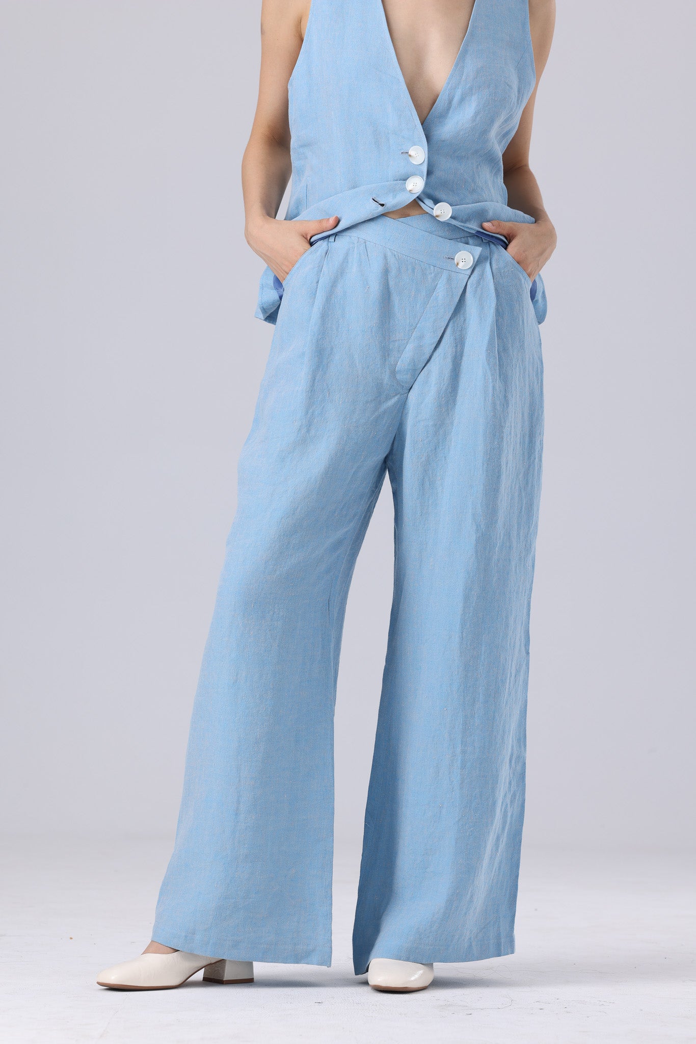 Harriet Trousers - Light Blue