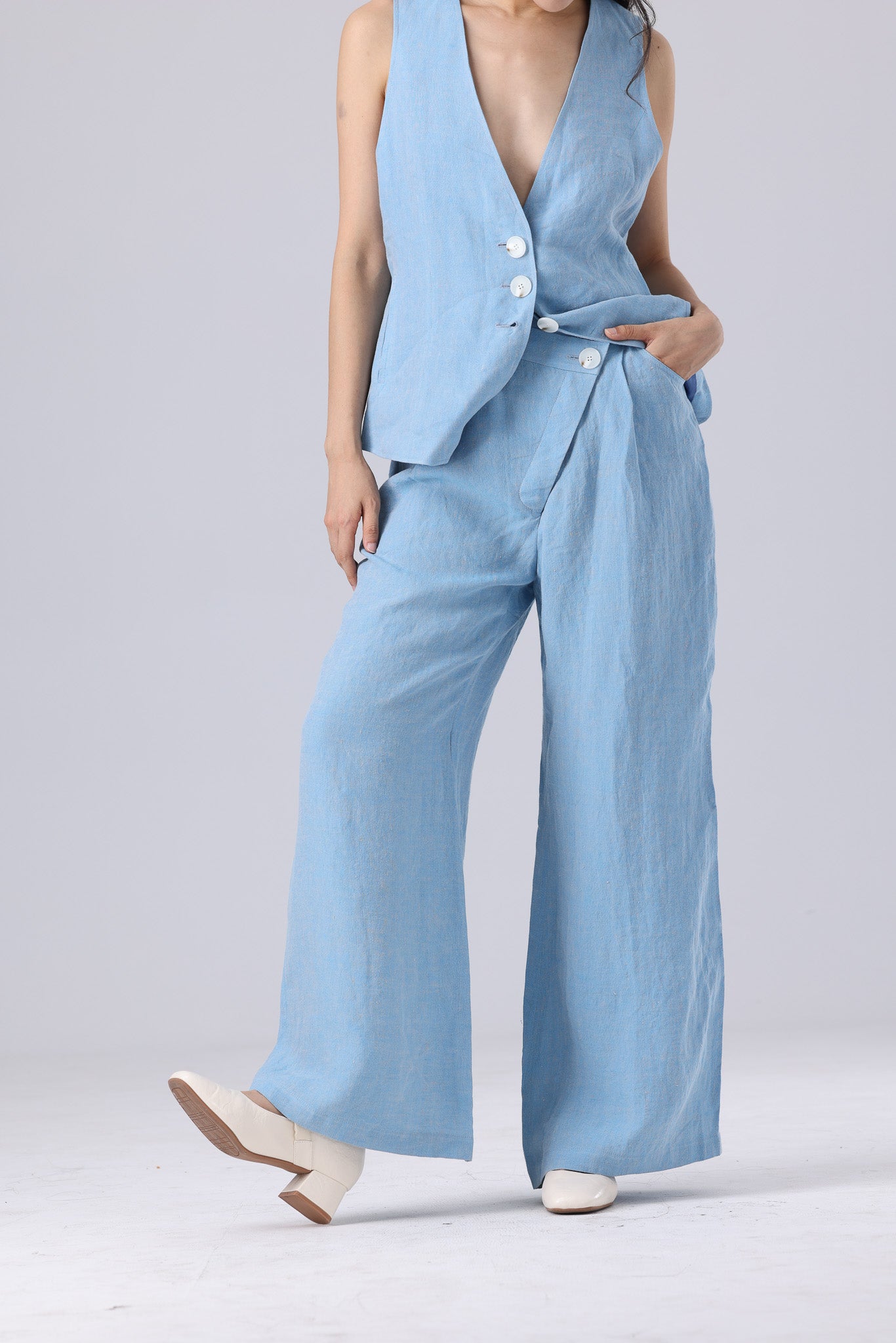 Harriet Trousers - Light Blue