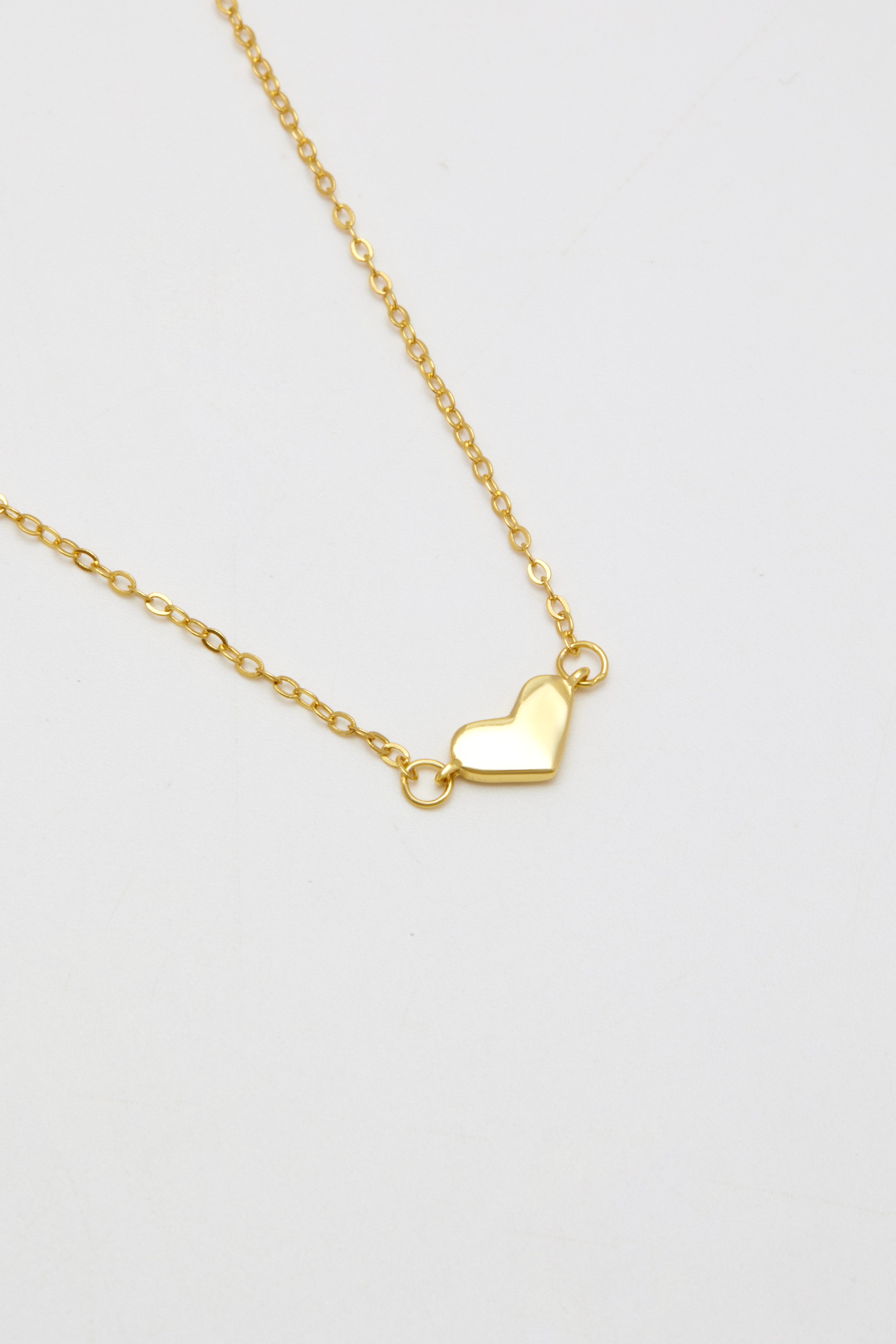 Sterling-Mini heart chain bracelet