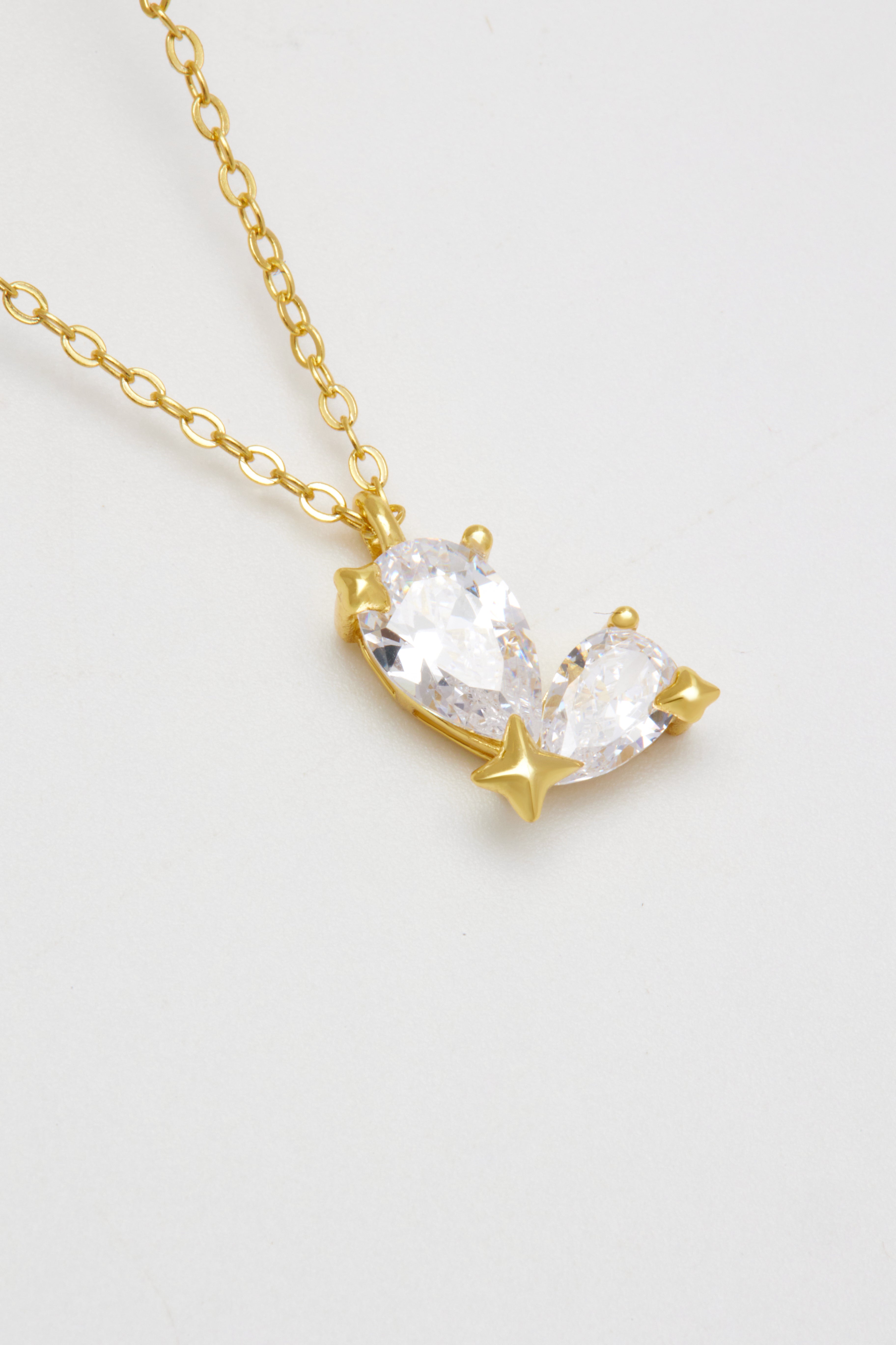 Sterling-Anne Heart Necklace