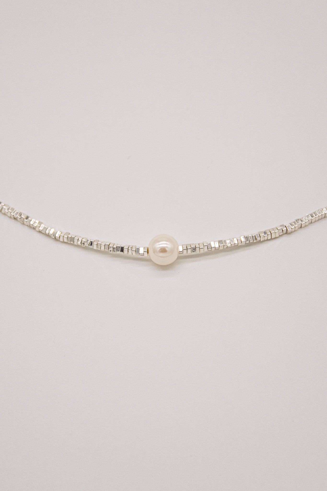 Serena Silver Pearl Bracelet