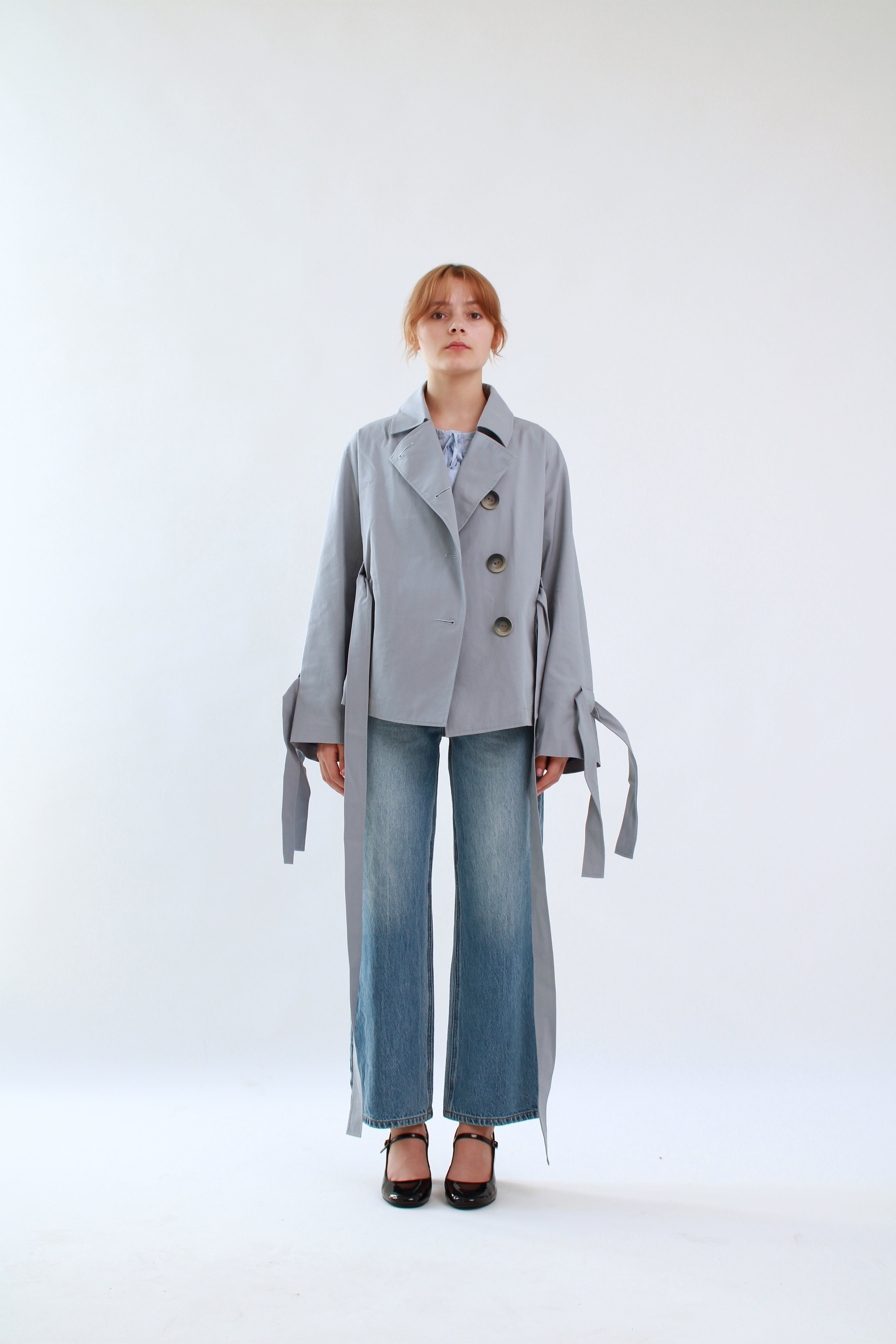 Trench Coat Blue - Short