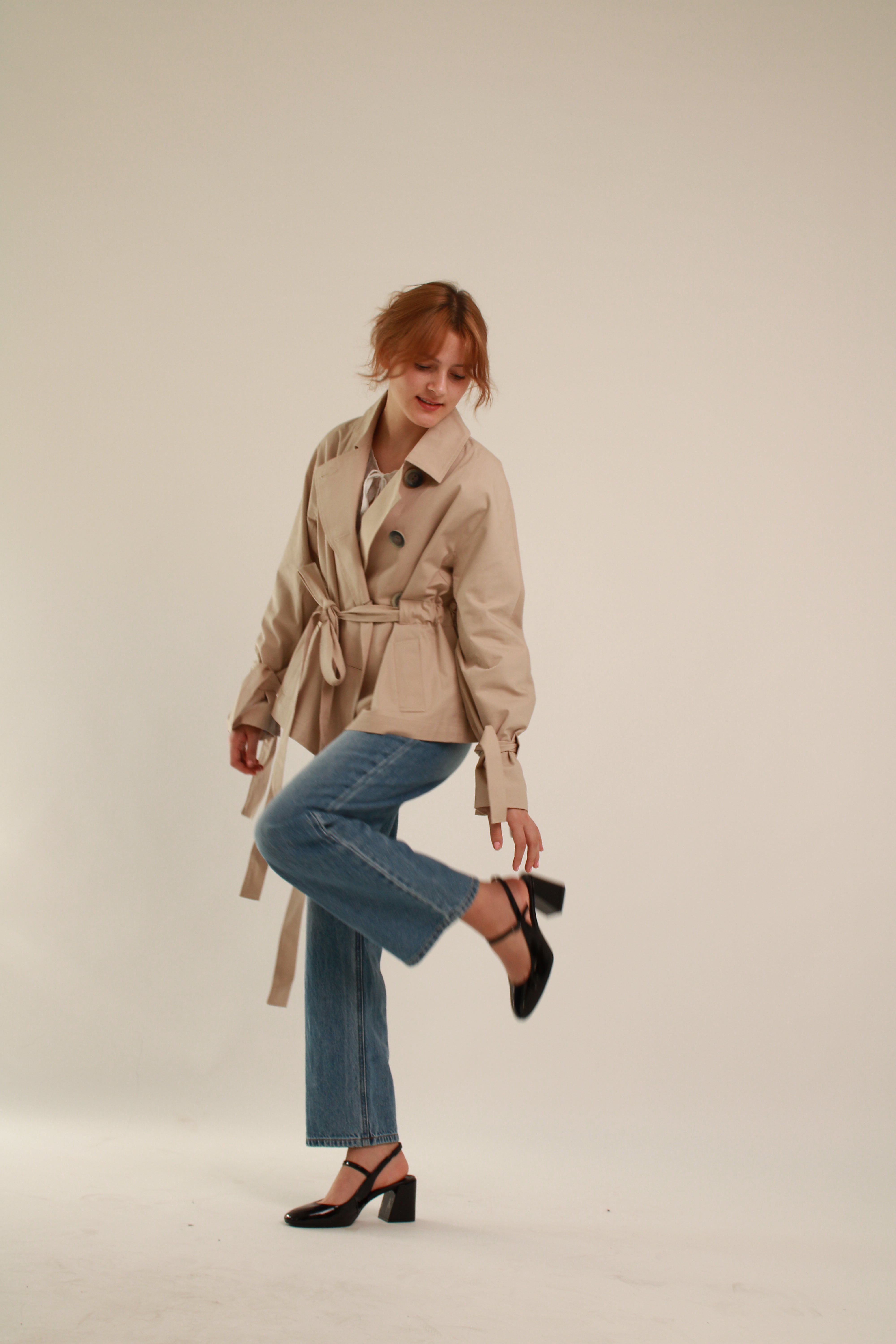 Trench Coat Beige - Short