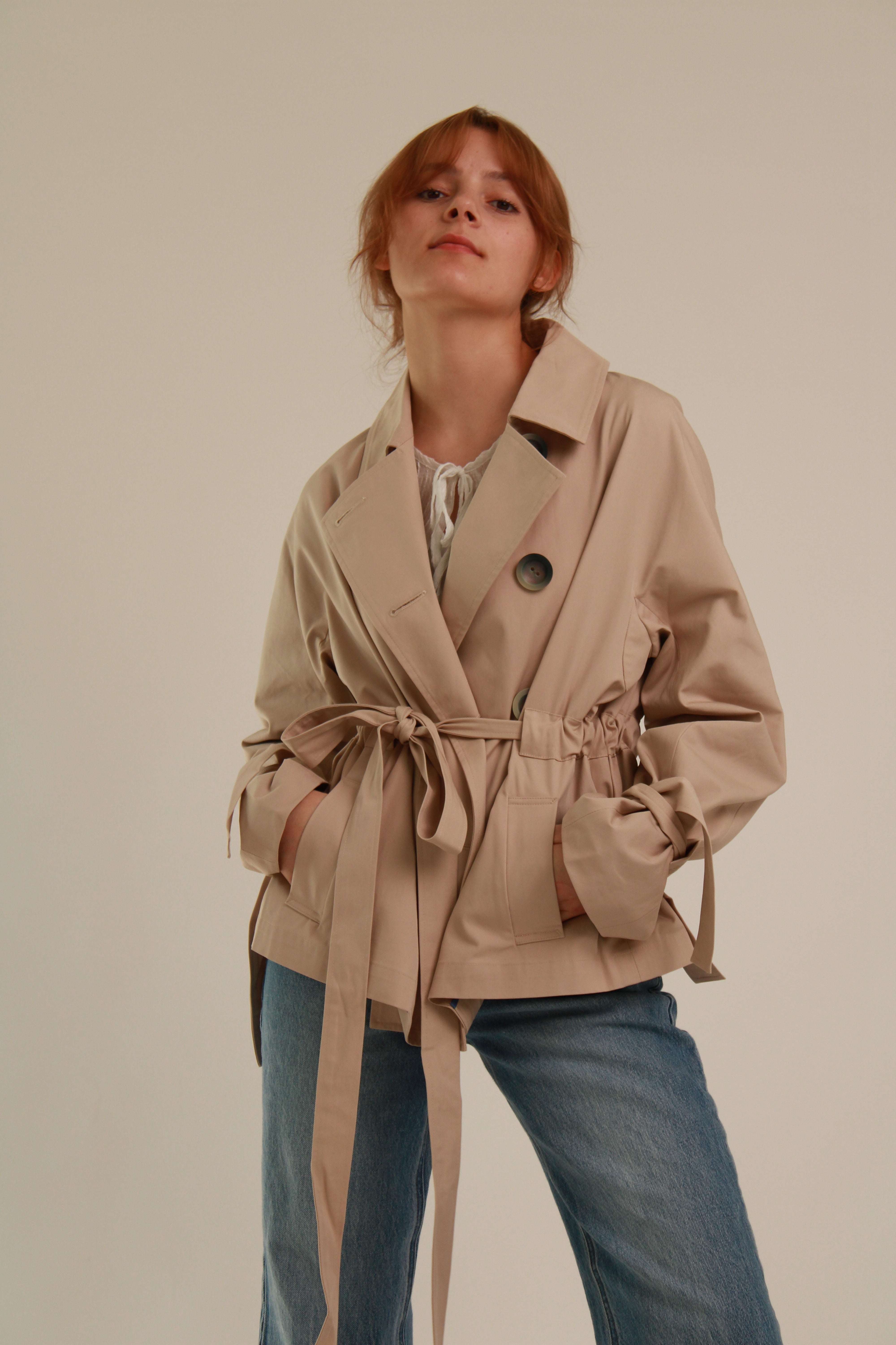 Trench Coat Beige - Short