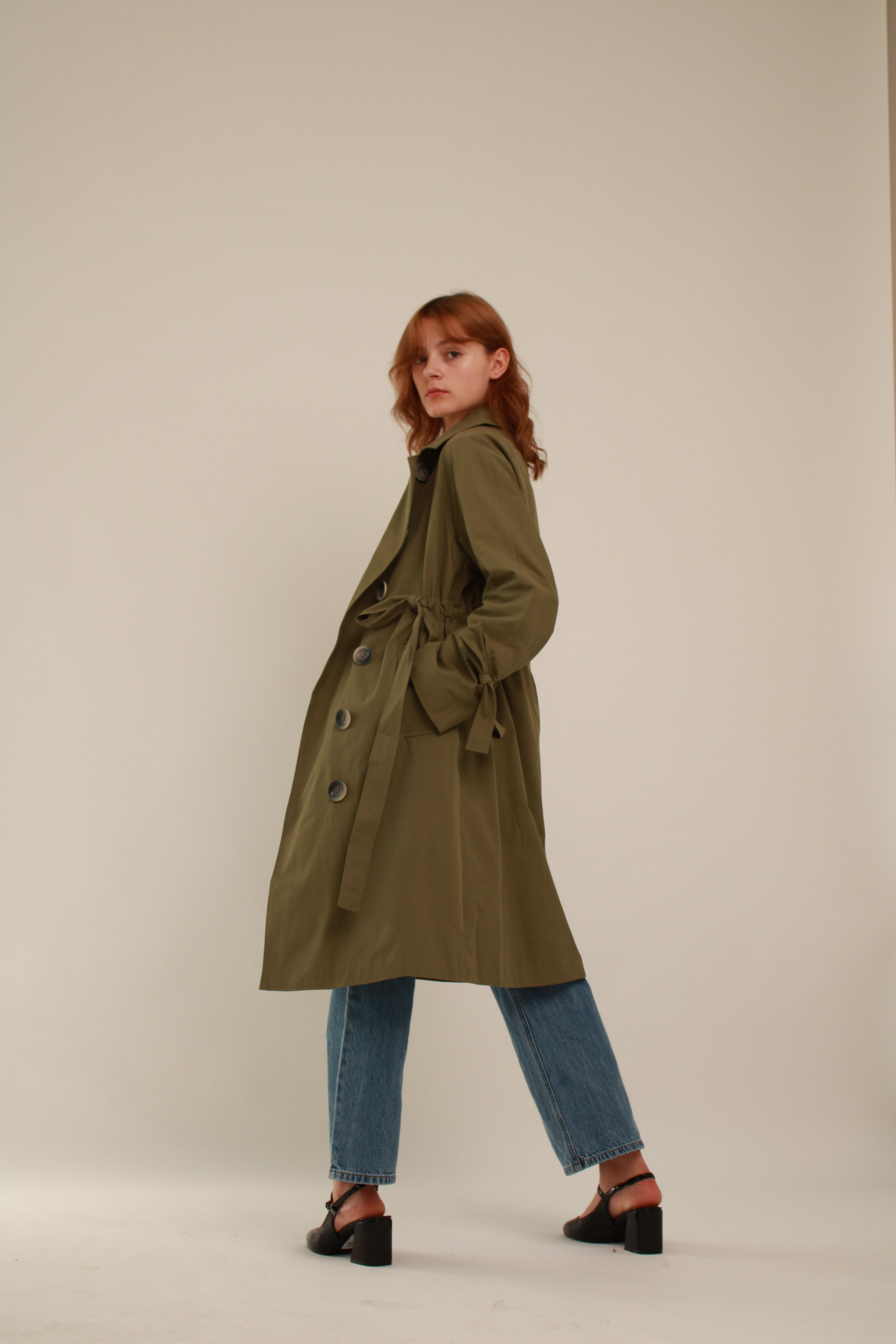 Trench Coat Green - Long