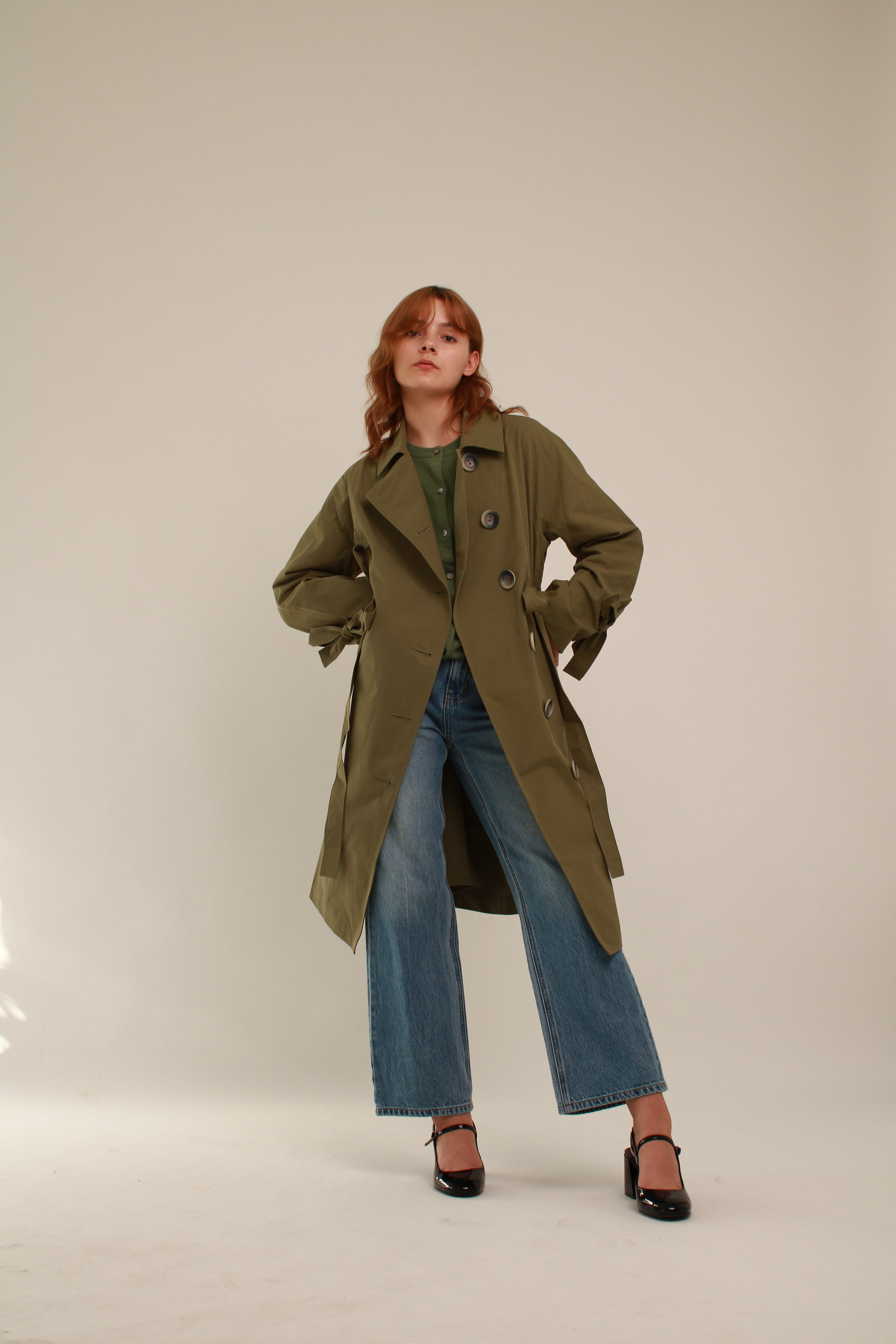 Trench Coat Green - Long