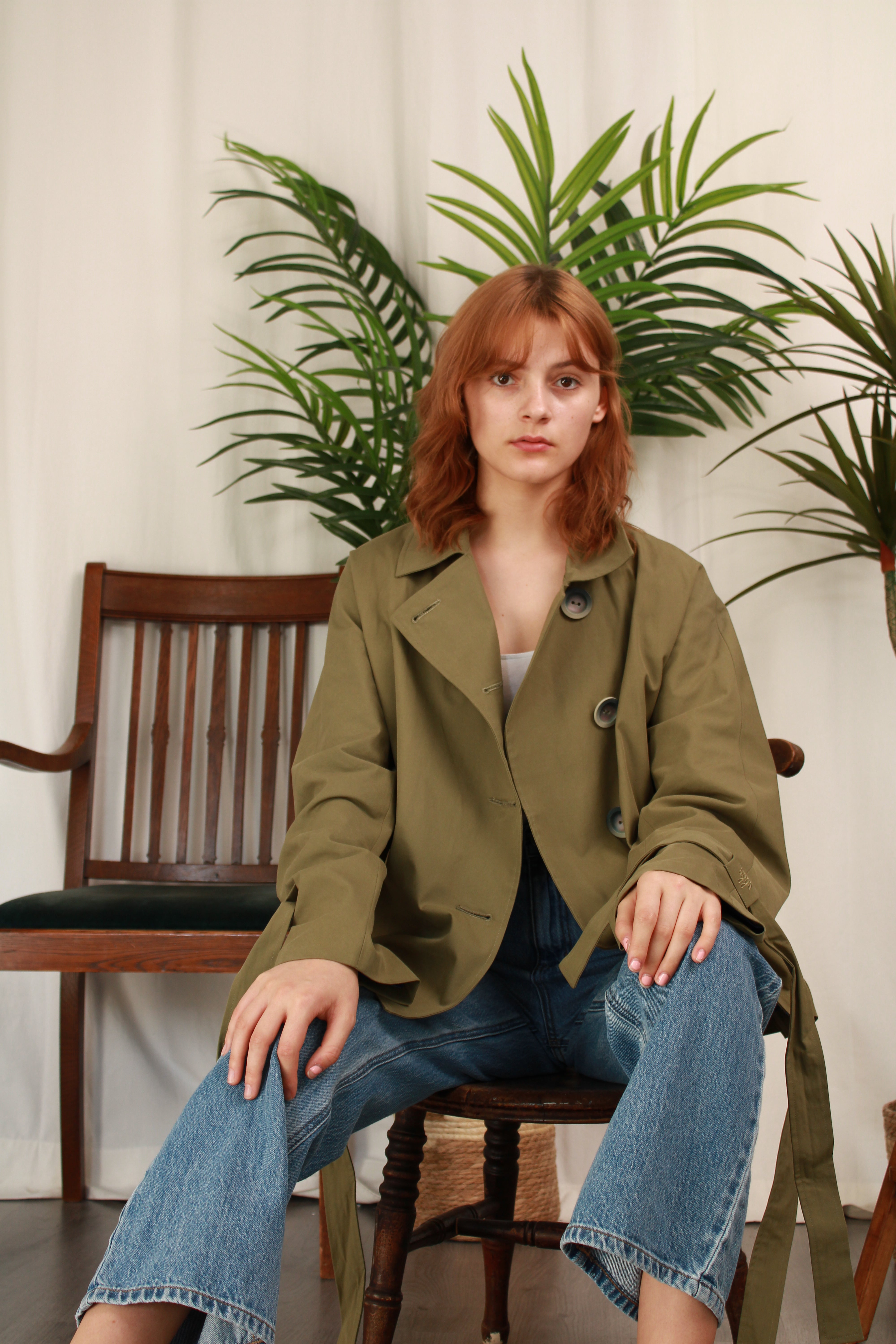Trench Coat Green - Long
