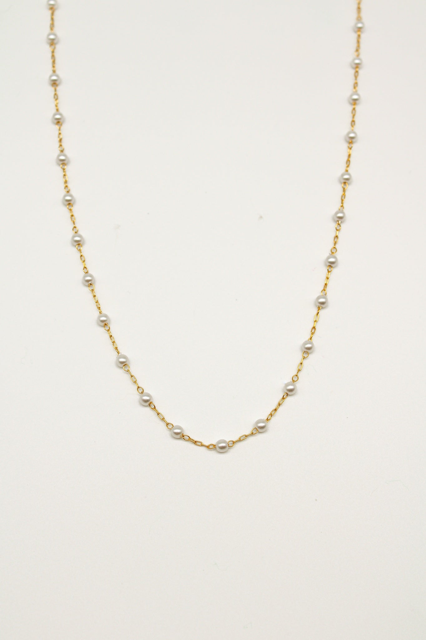 Ada Gold and Pearl Necklace