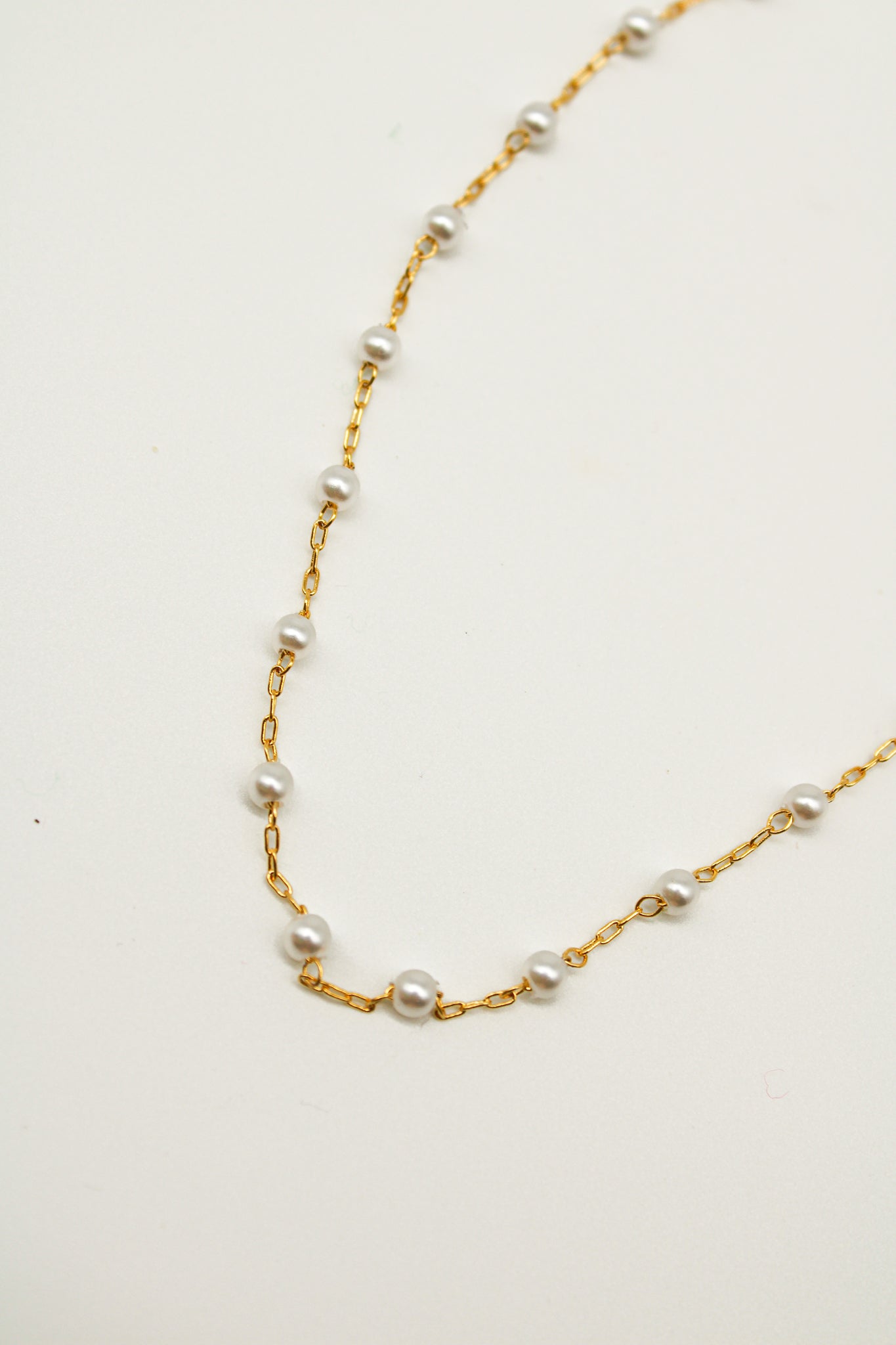 Ada Gold and Pearl Necklace