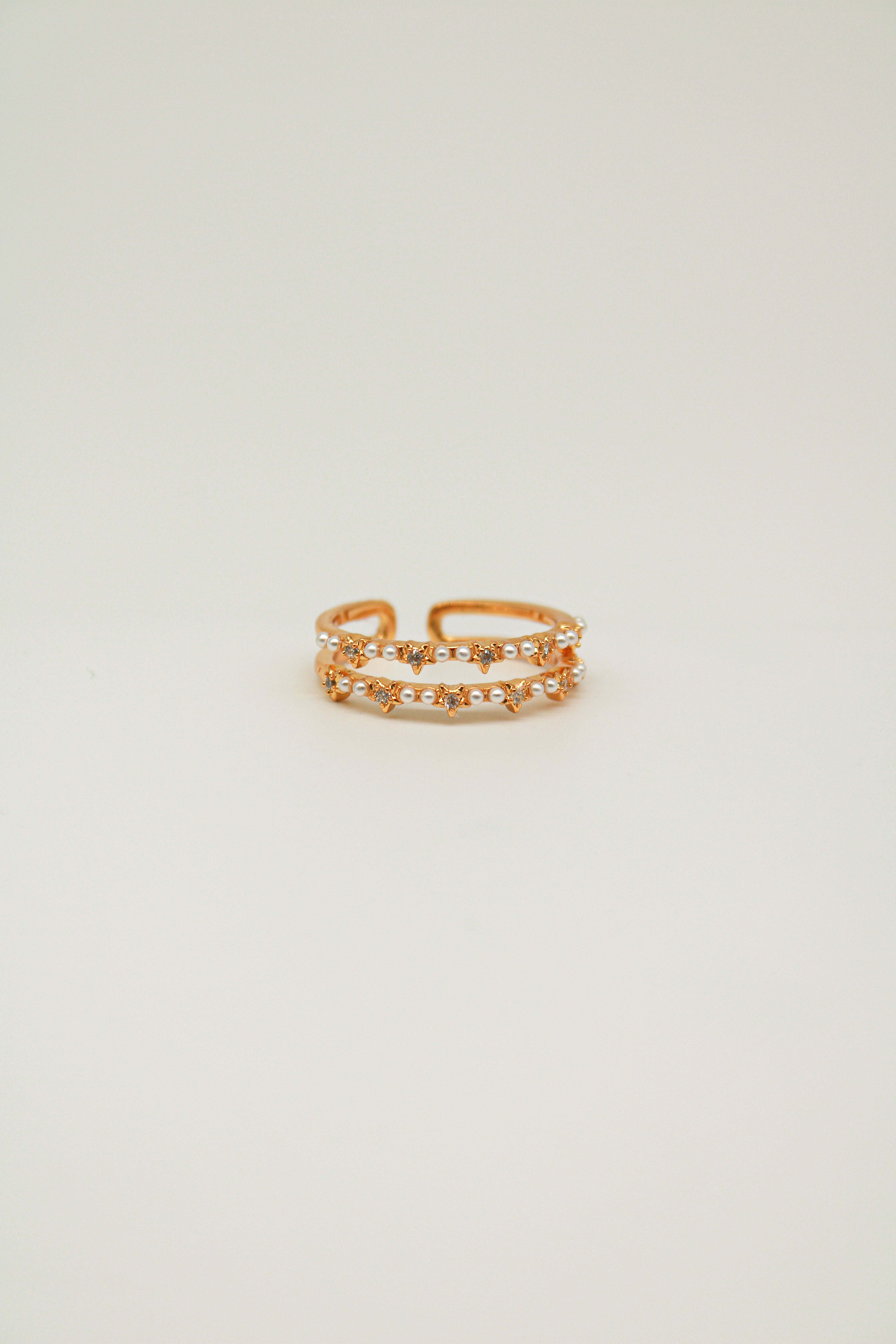 Daine Mini Pearl layer Ring - Gold