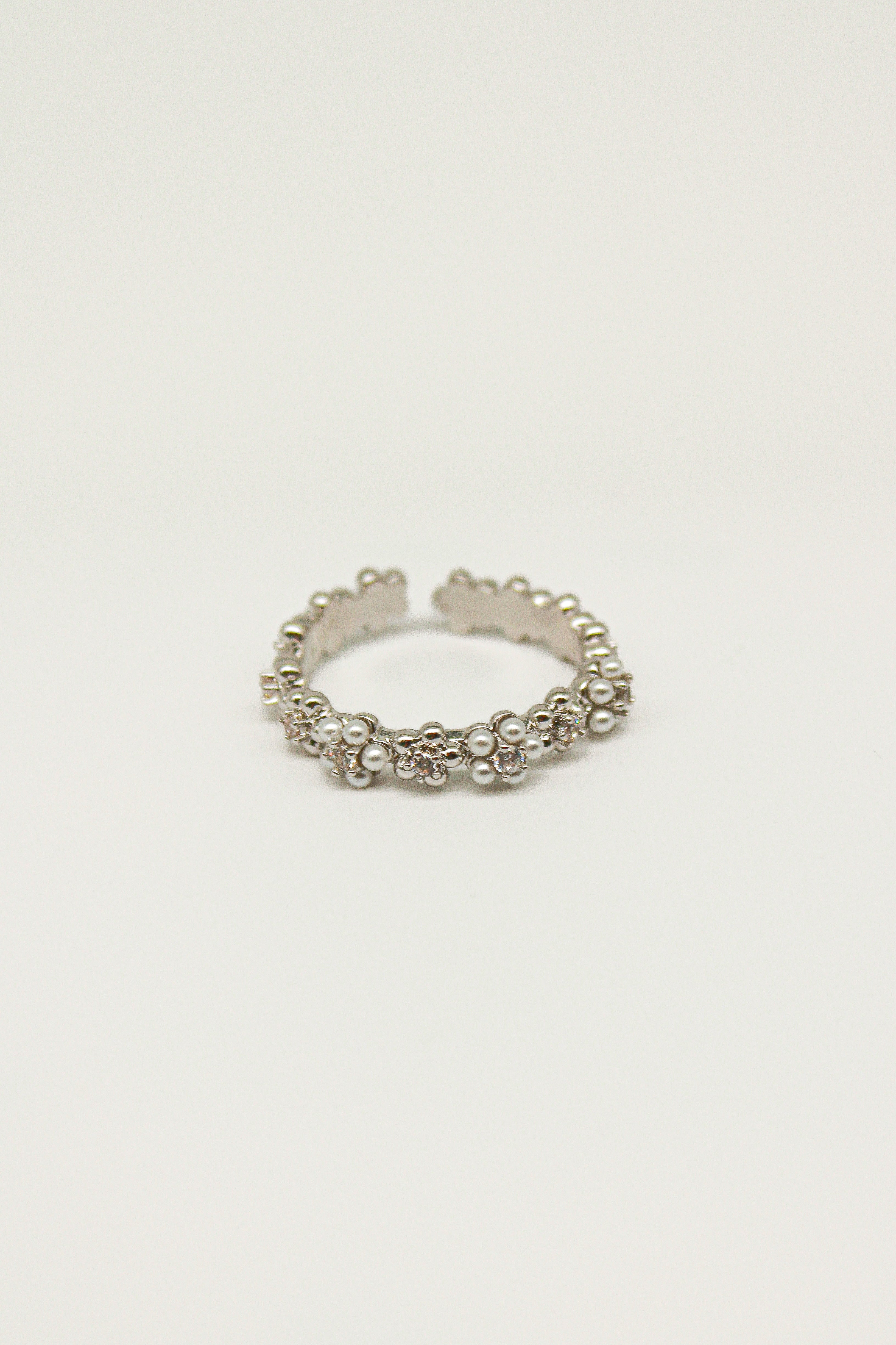 Floral Ring - Silver