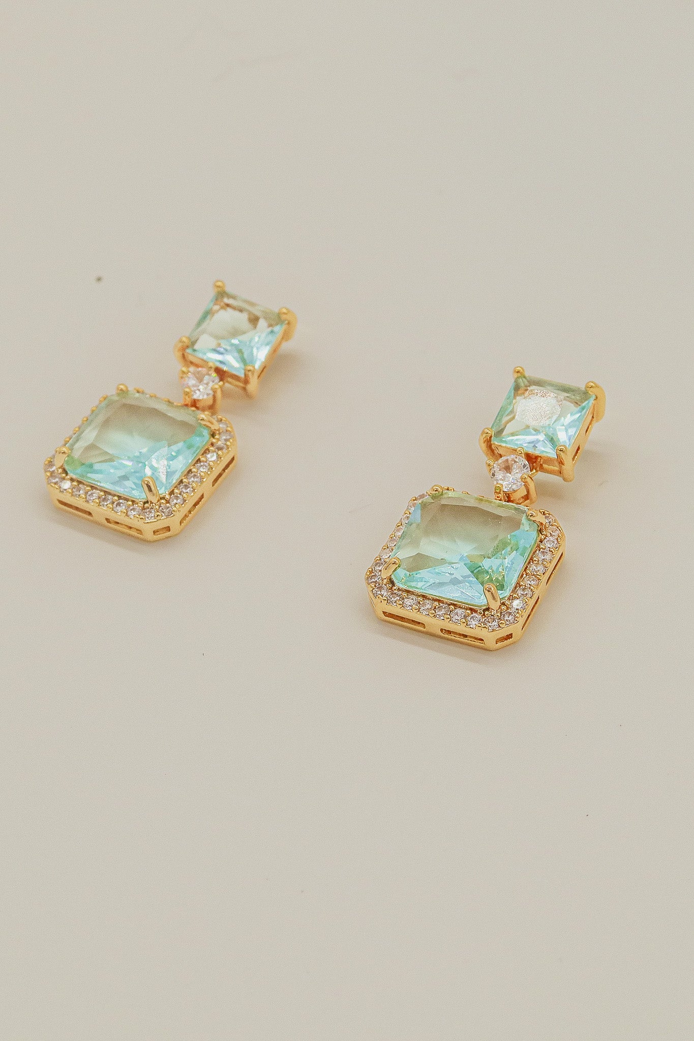 Jane Blue Crystal Earrings
