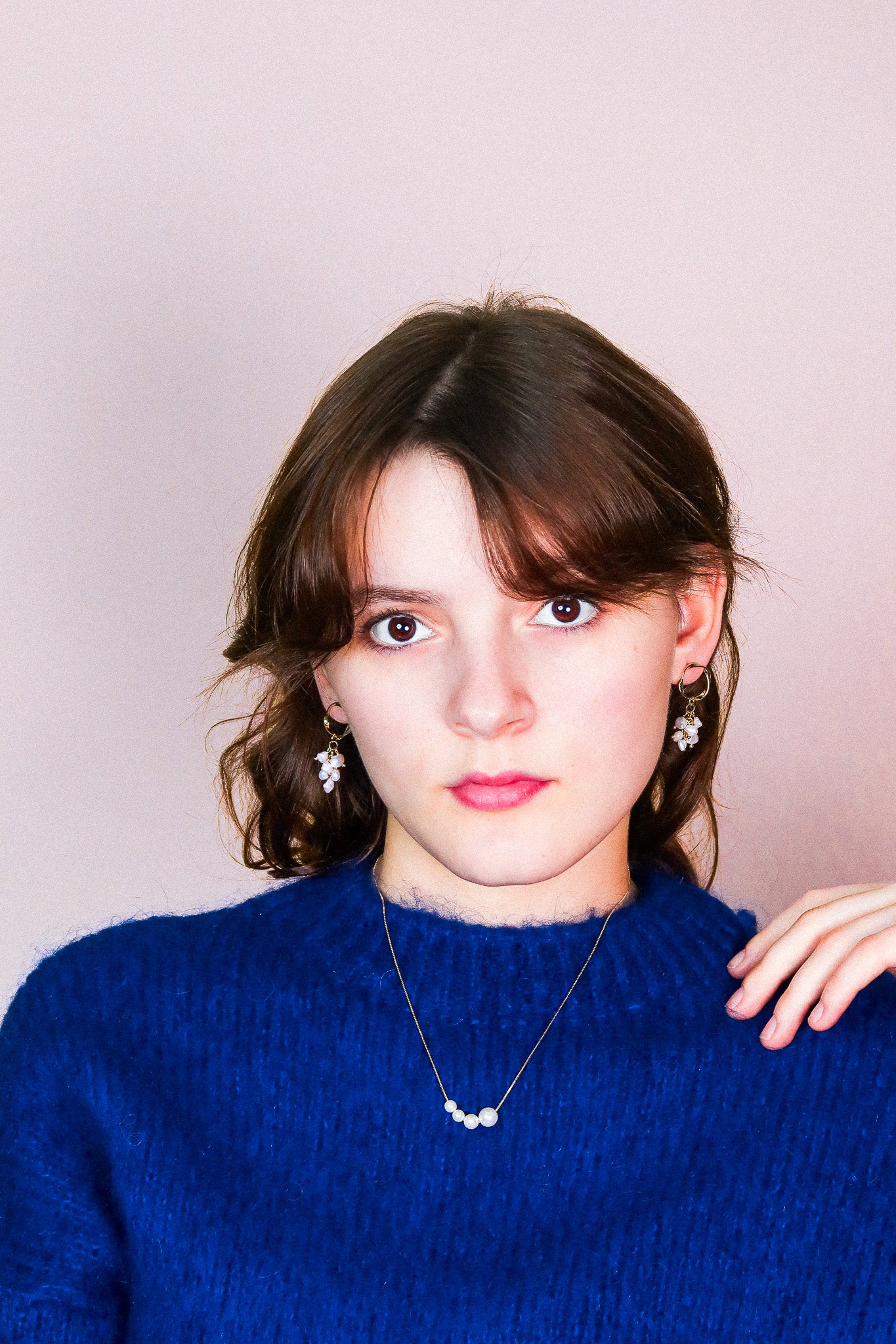 Jin Mini Pearl Drop Earrings