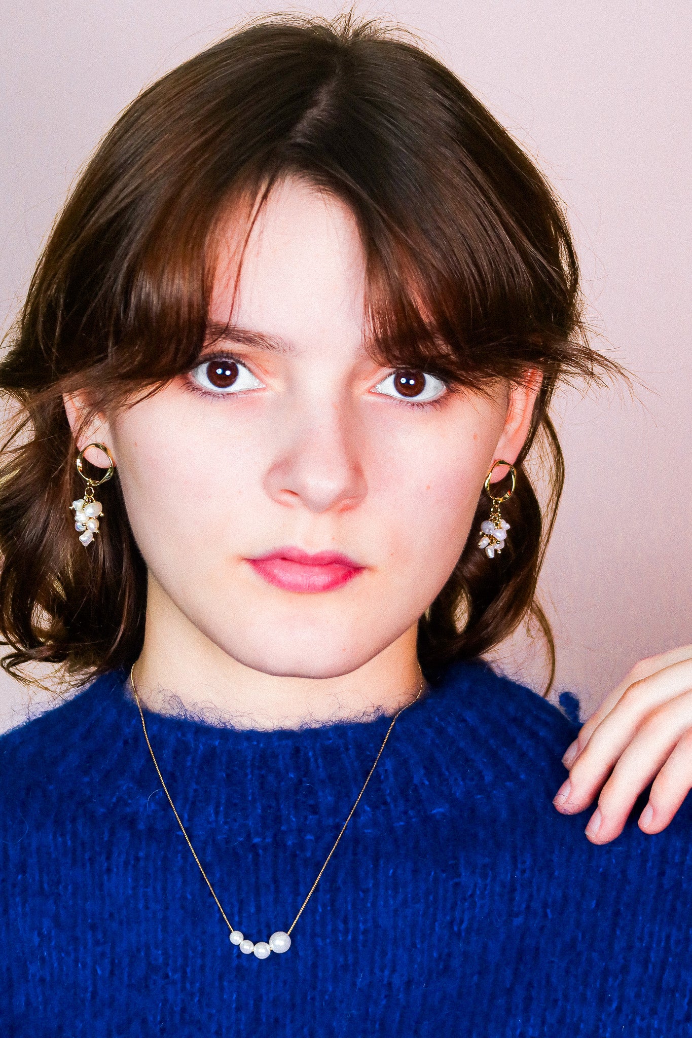 Jin Mini Pearl Drop Earrings