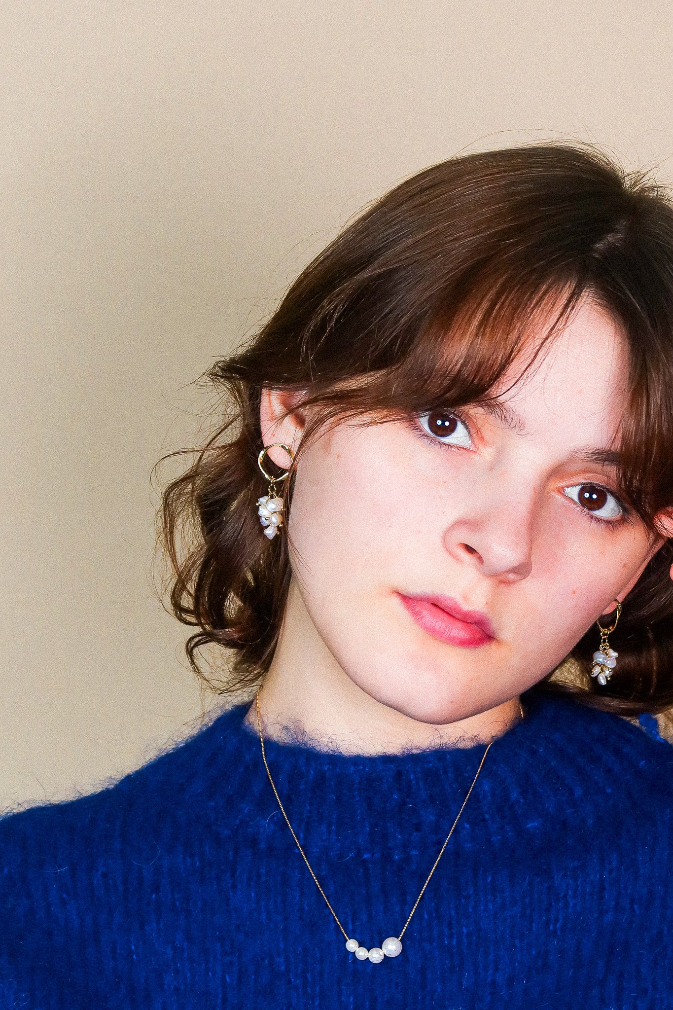 Jin Mini Pearl Drop Earrings