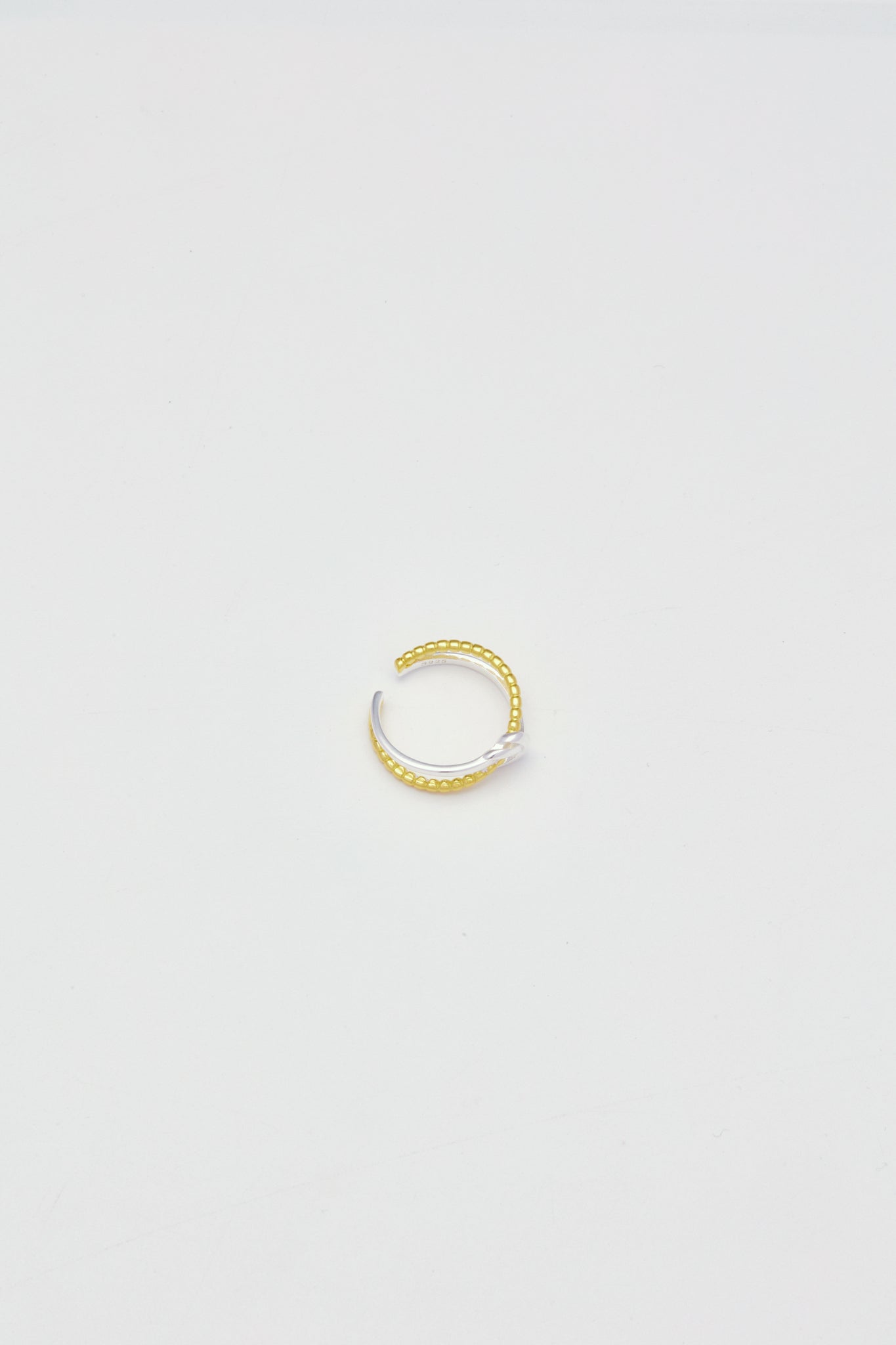 Sterling-Entertwined Ring