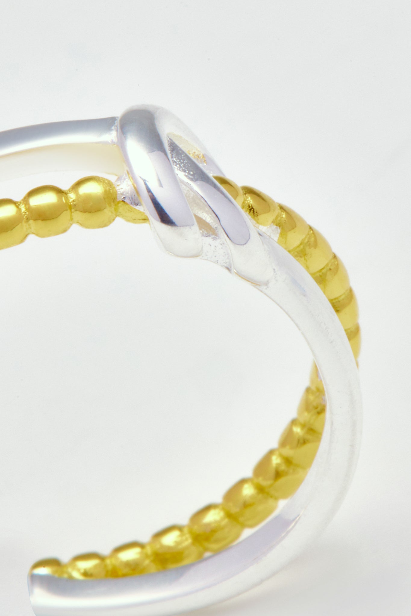 Sterling-Entertwined Ring