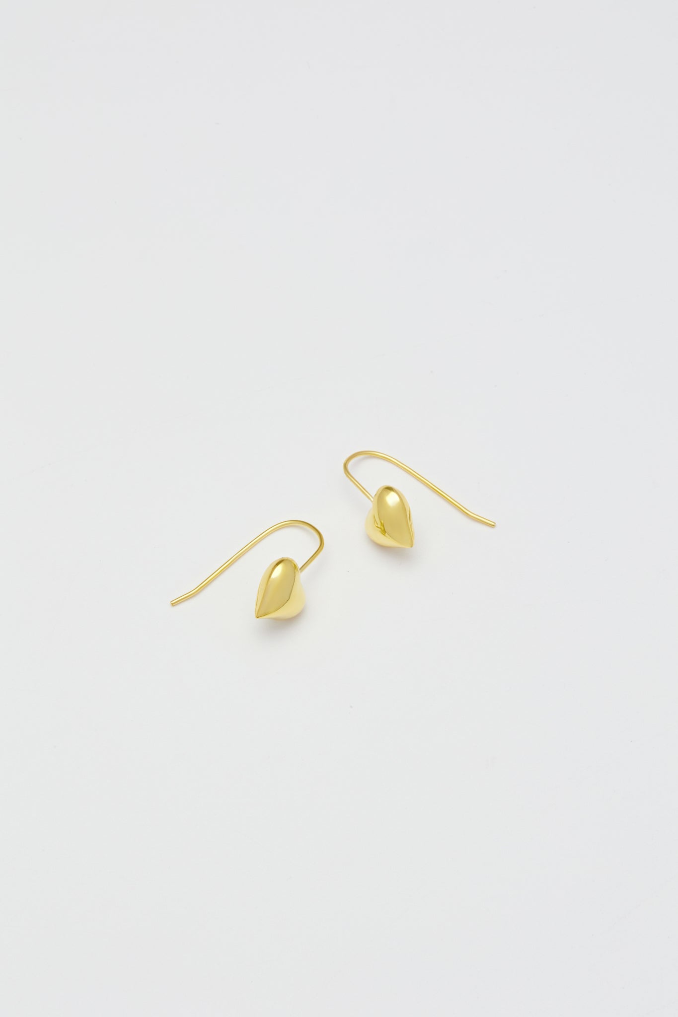 Sterling-Hanging hearts earrings