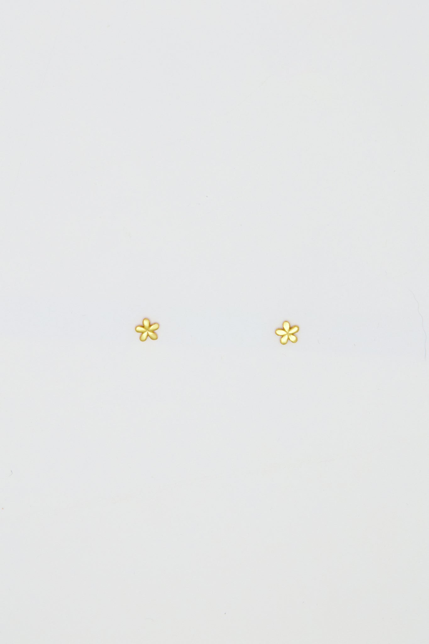Sterling-Flower stud earrings