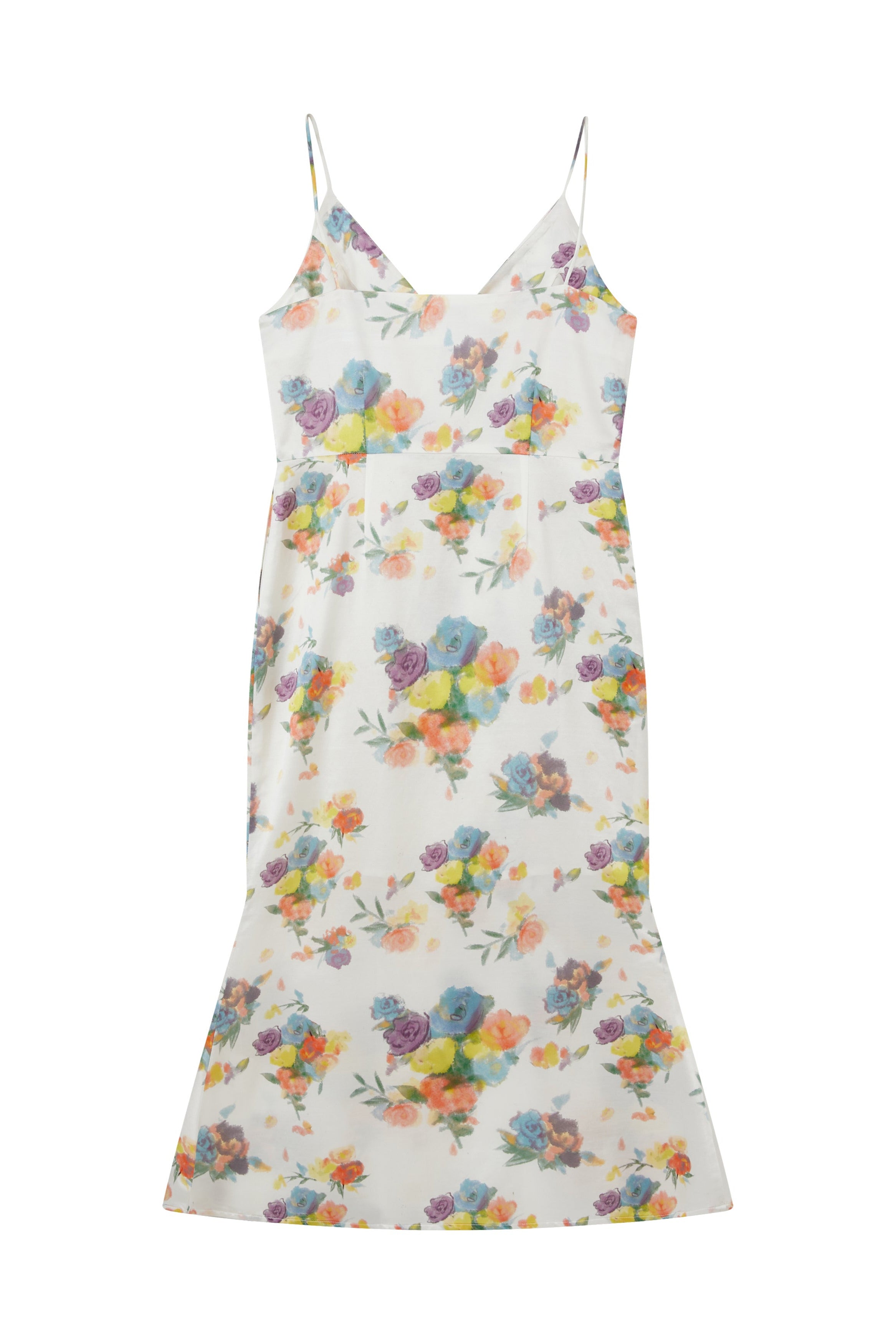 Cindy Dress Long-White
