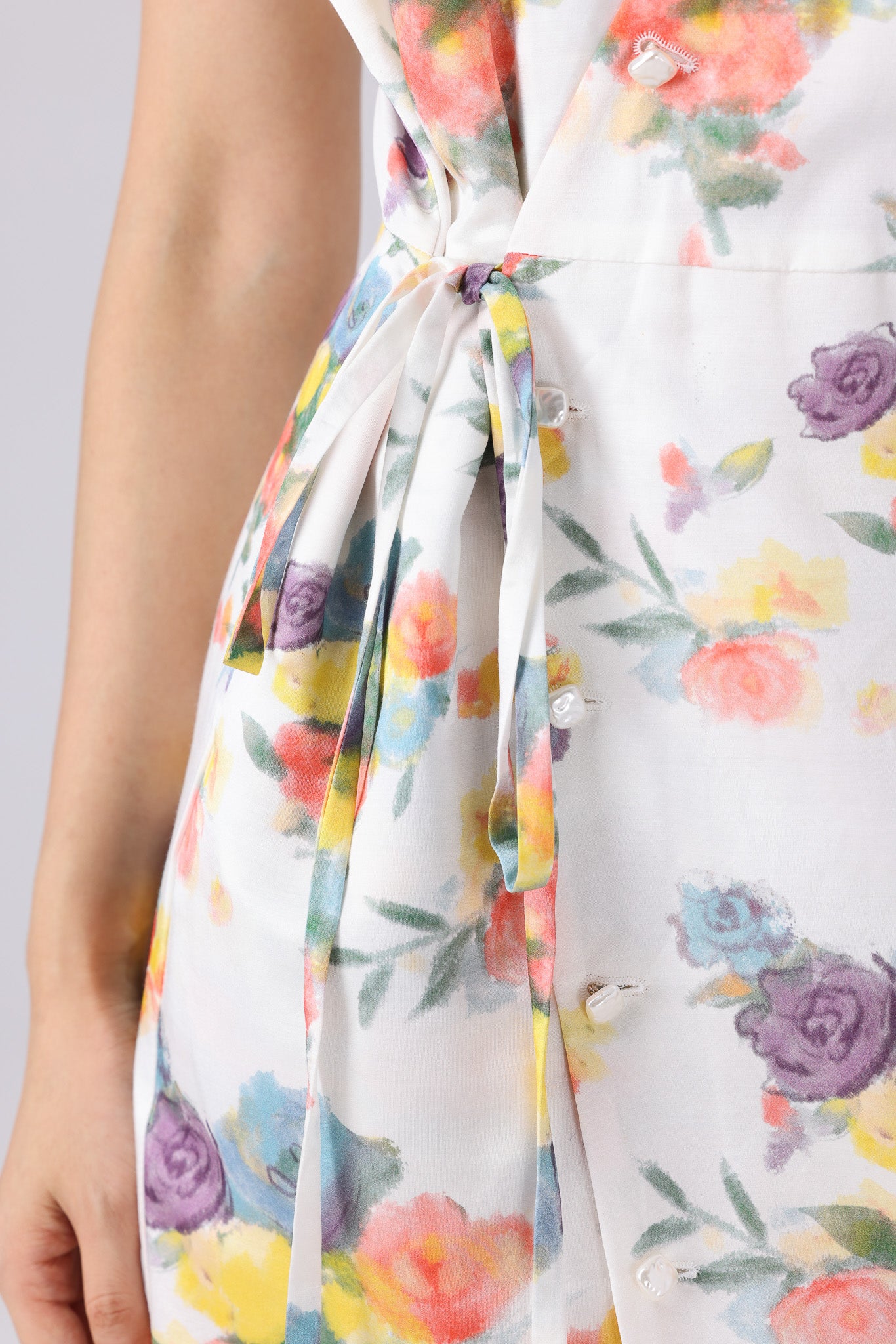 Cindy Dress Long-White