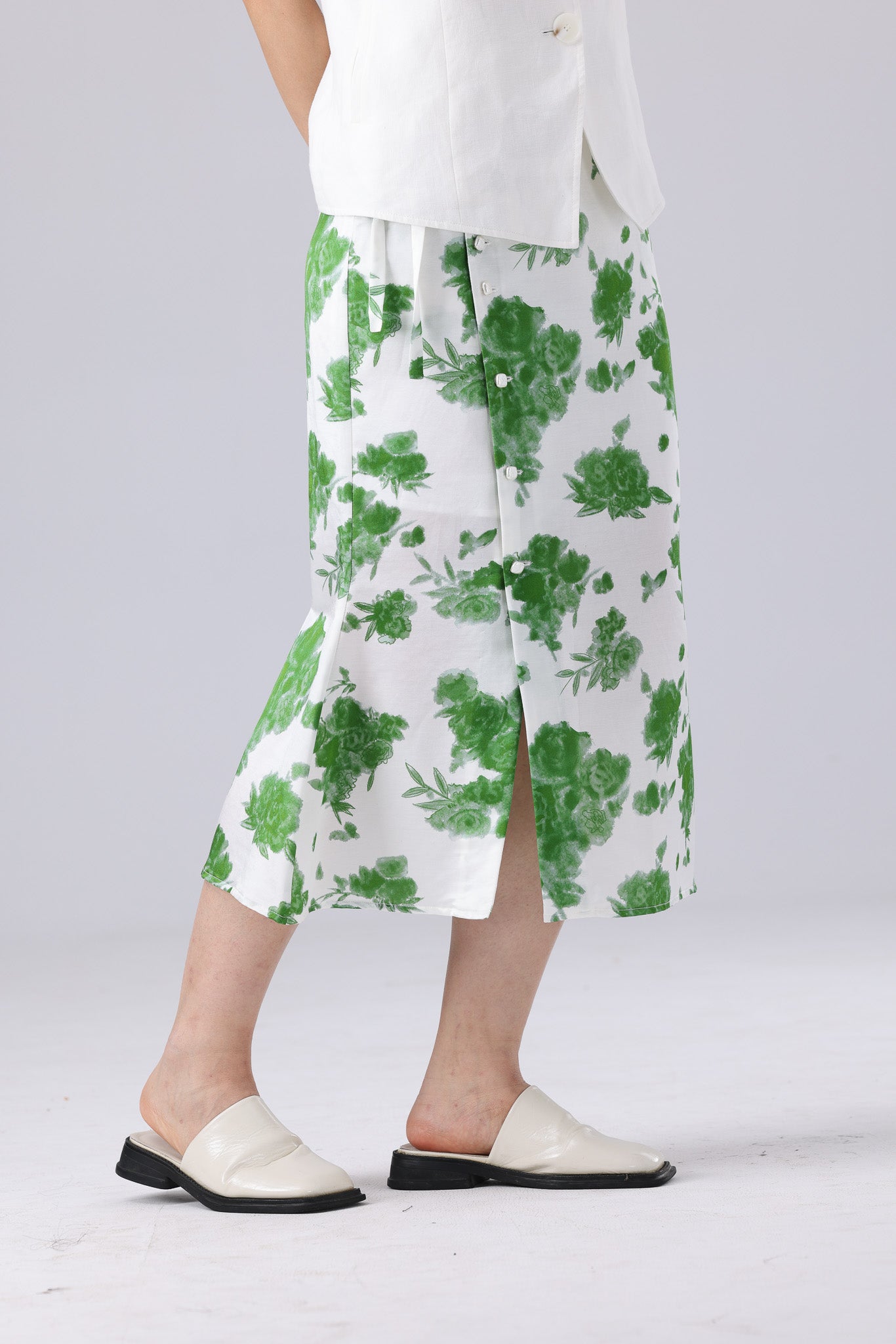 Ella Skirt-White