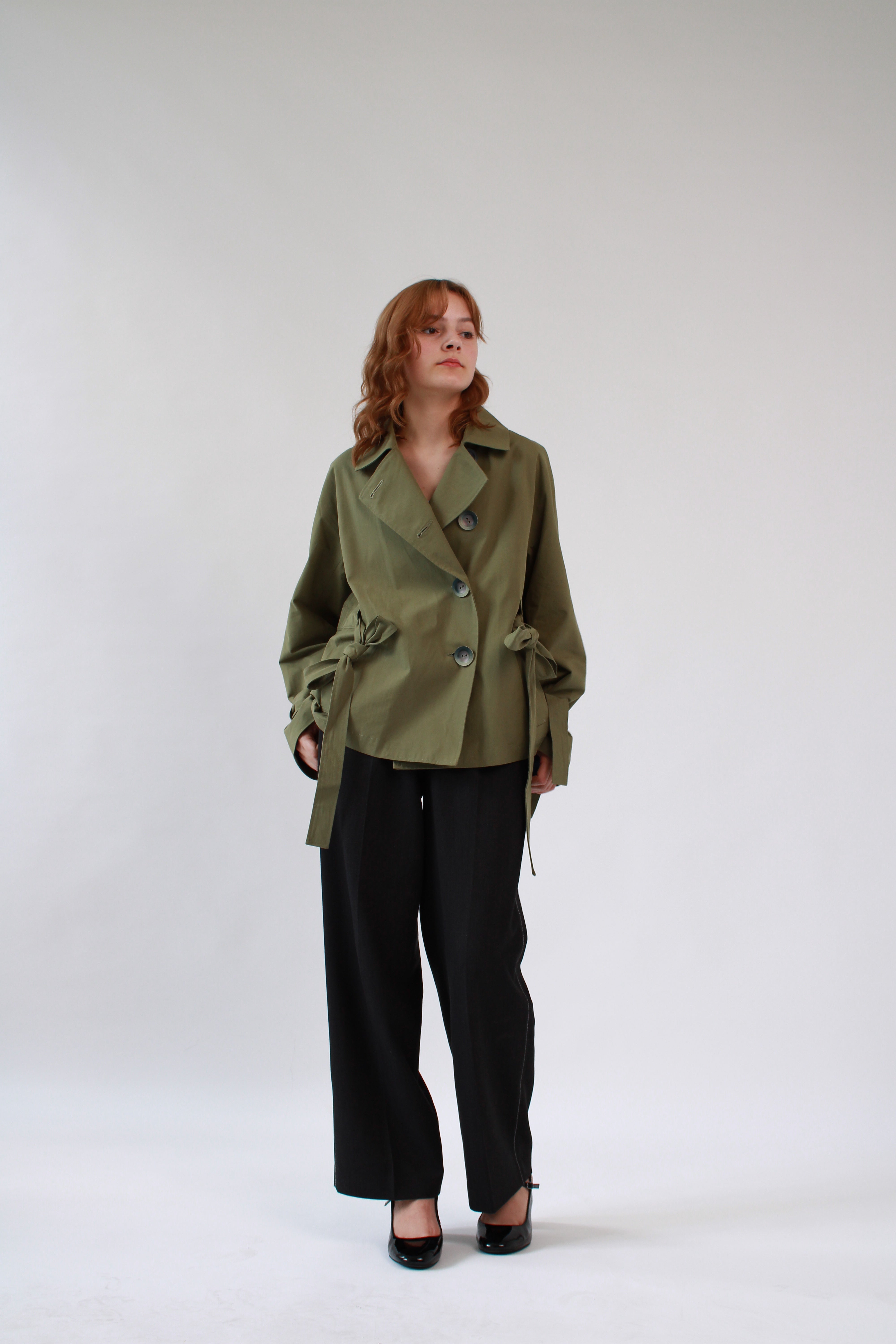 Trench Coat Green - Short