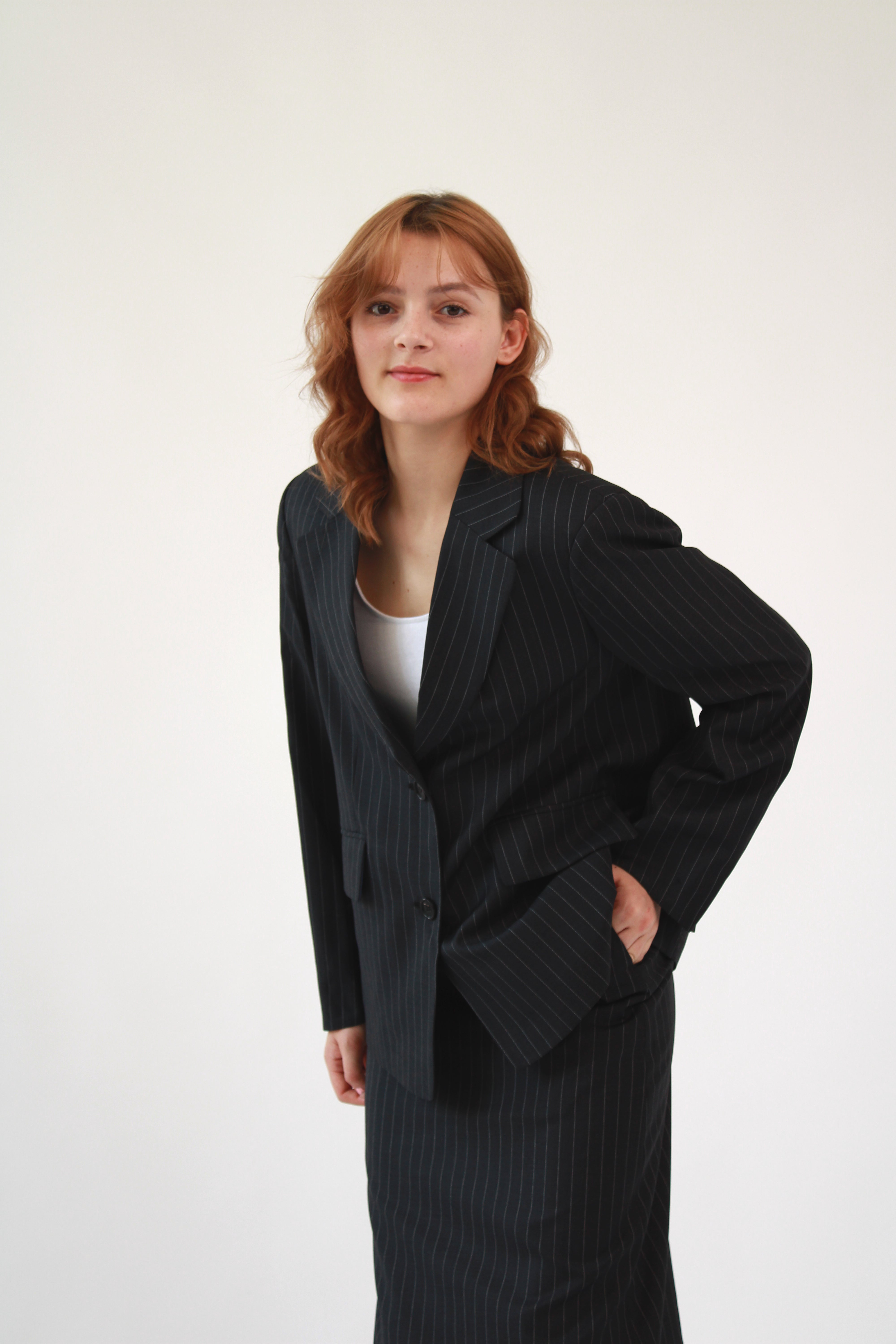 Ahkeke Signature Stripe  Blazer