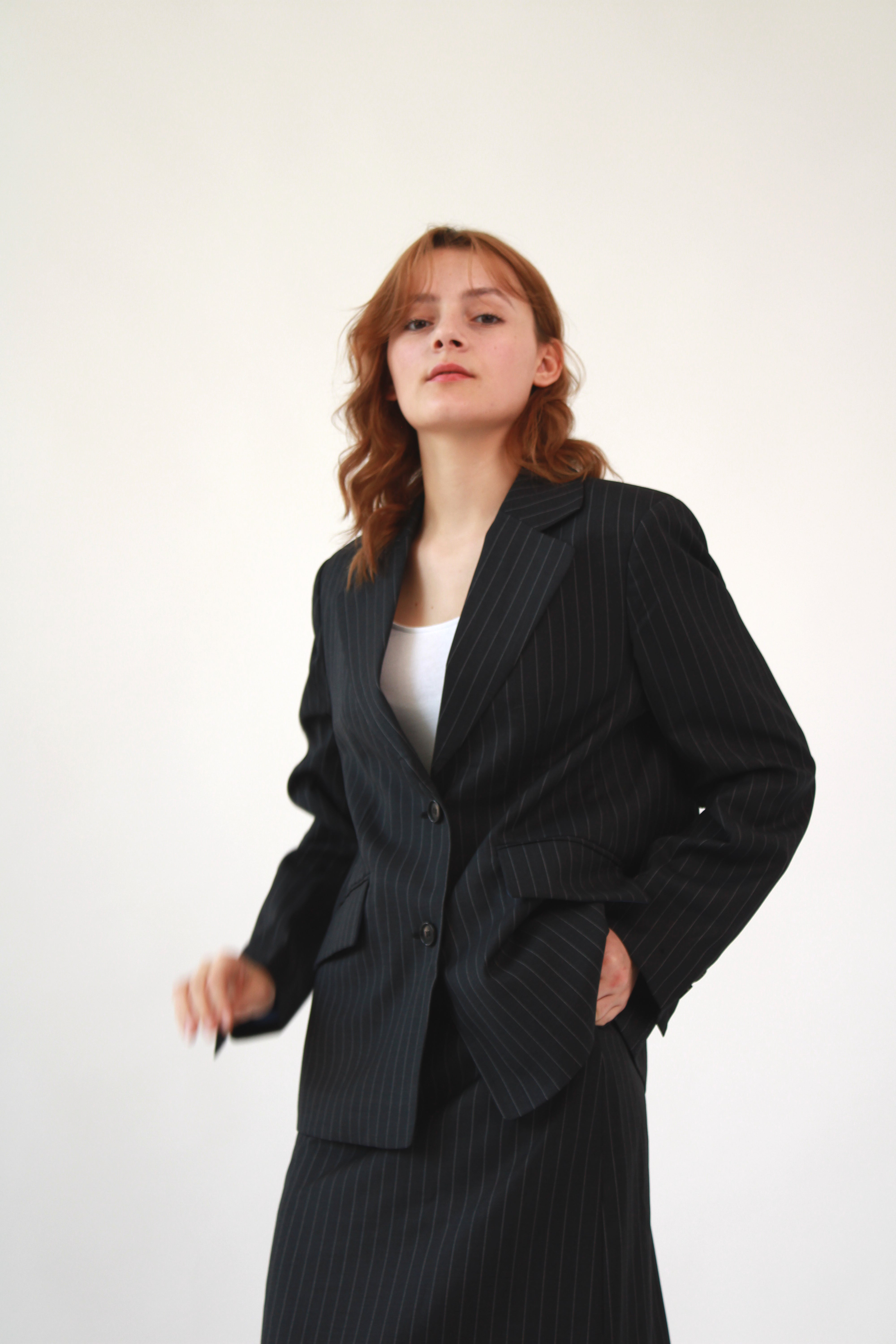 Ahkeke Signature Stripe  Blazer