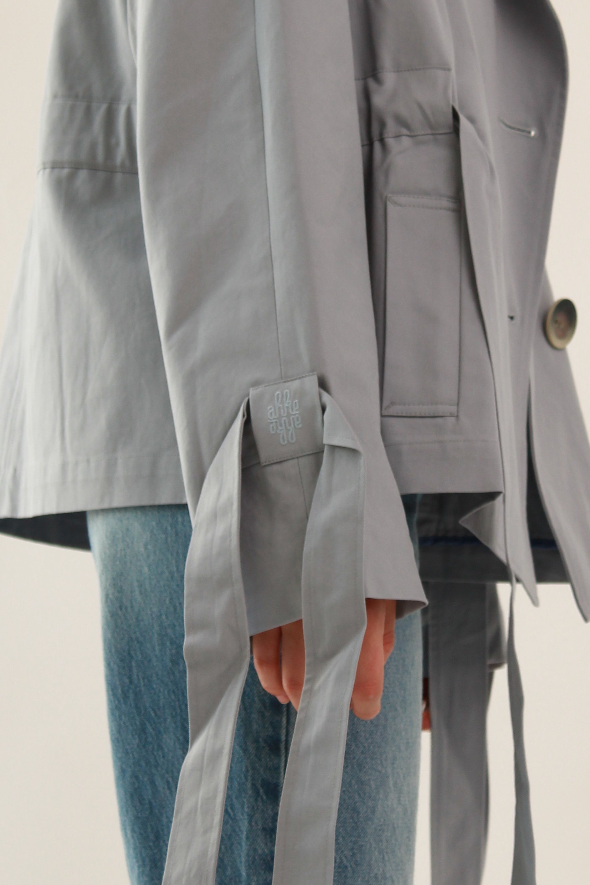 Trench Coat Blue  - Short