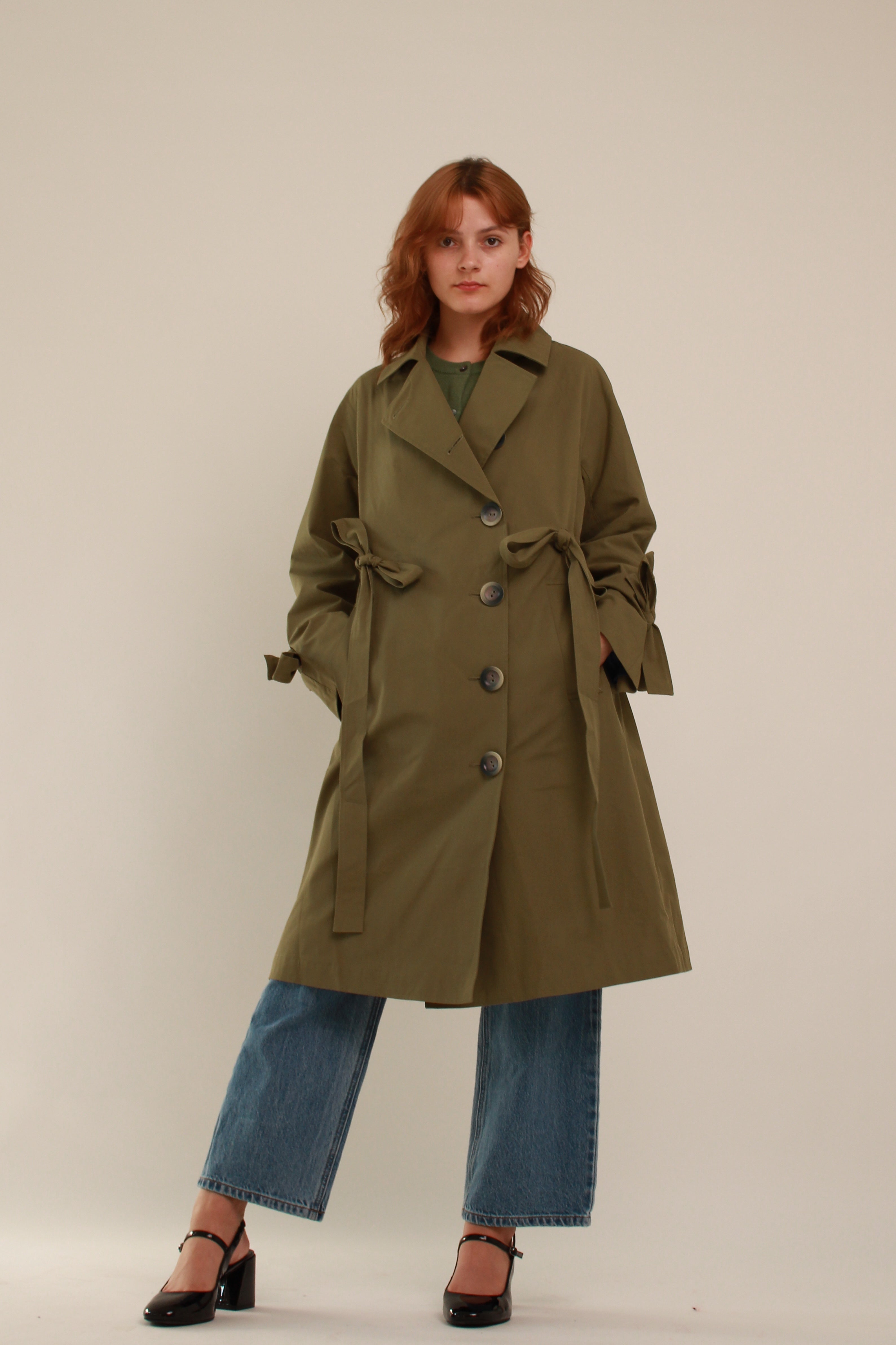 Trench Coat Green - Long