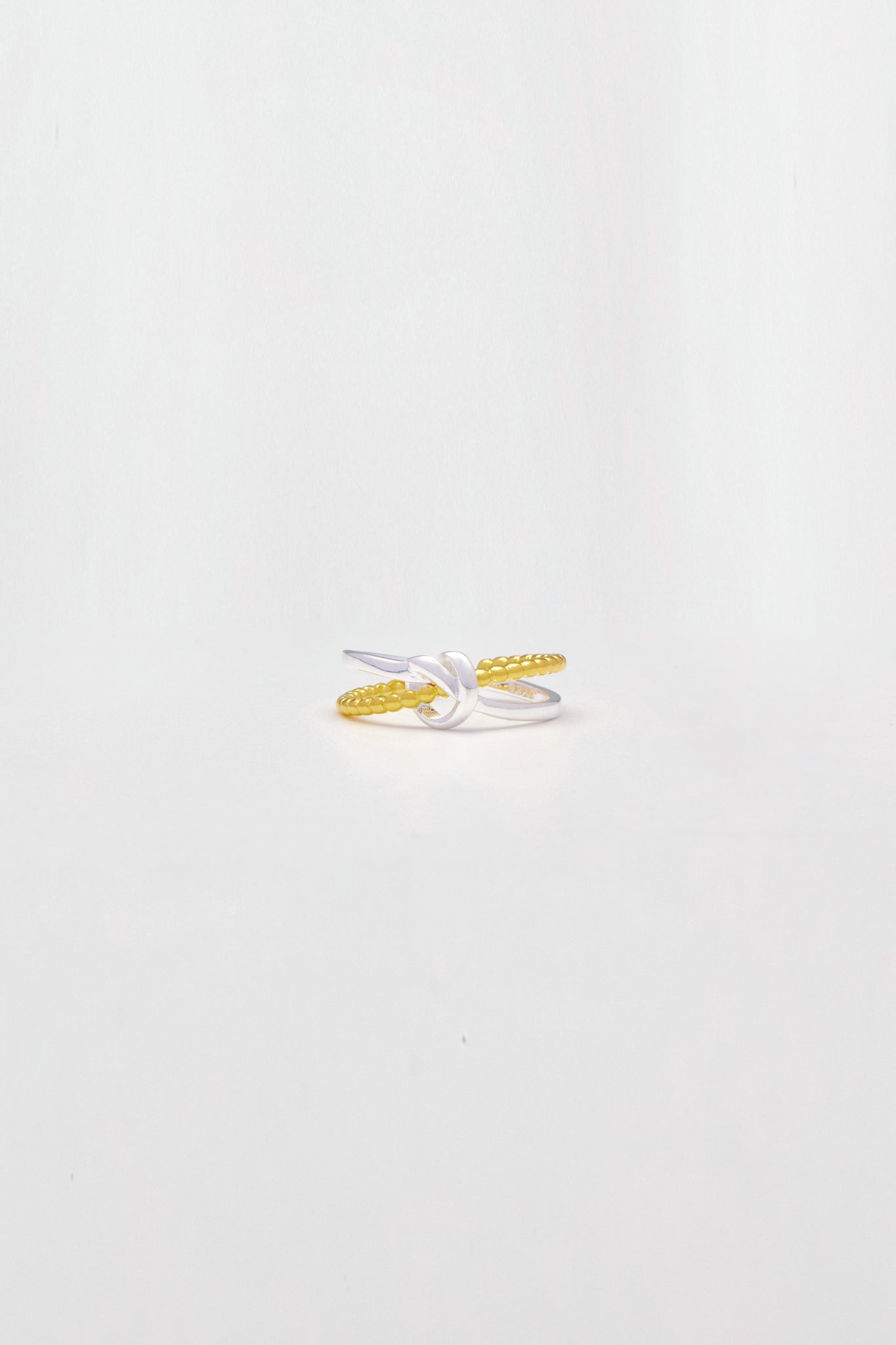 Sterling-Entertwined Ring