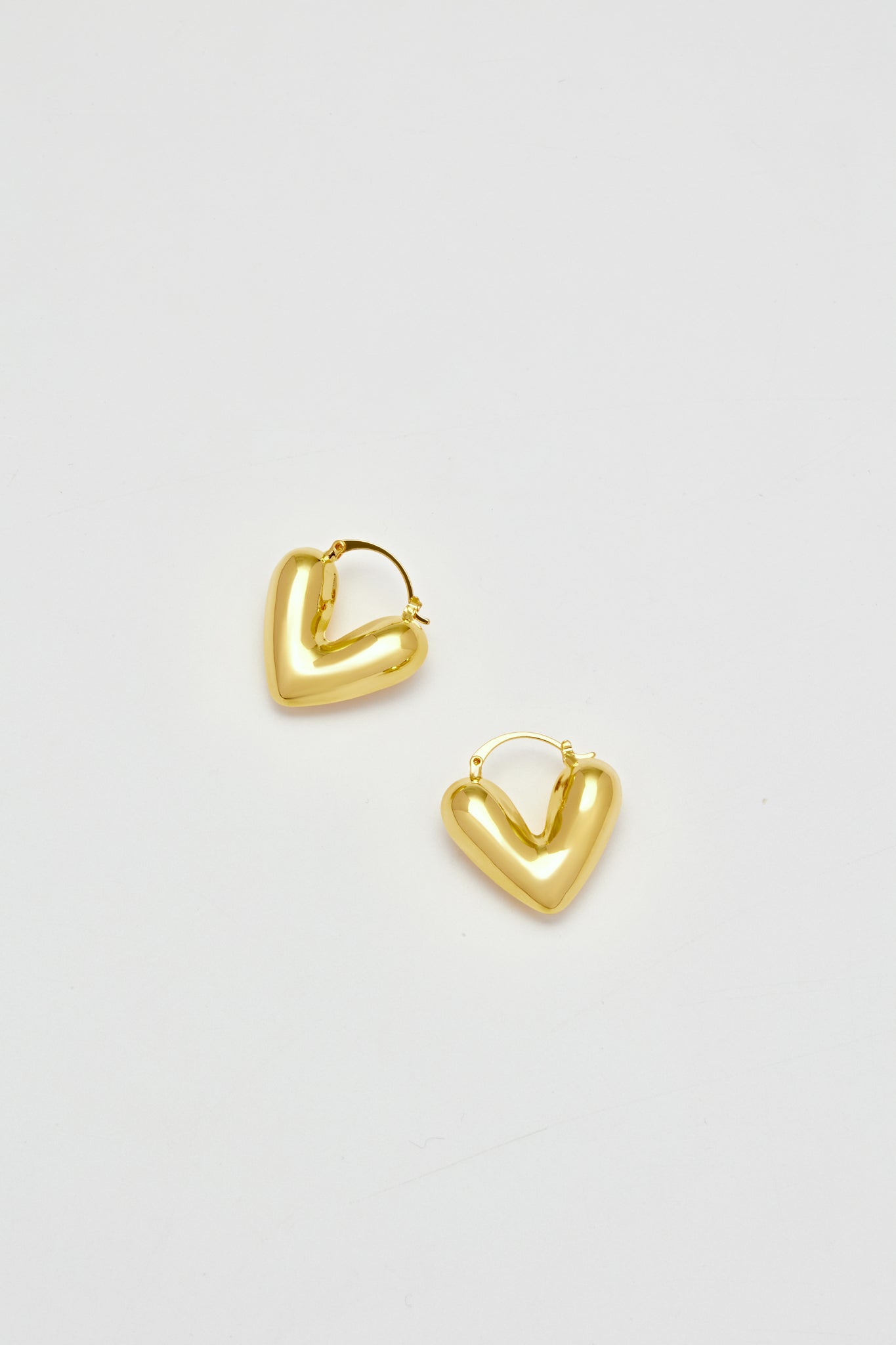 Heart Basic Hoop Earrings