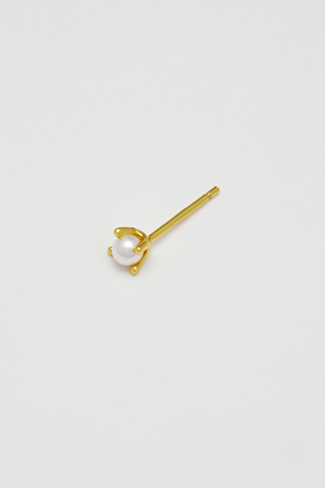 Sterling-Small Pearl earrings
